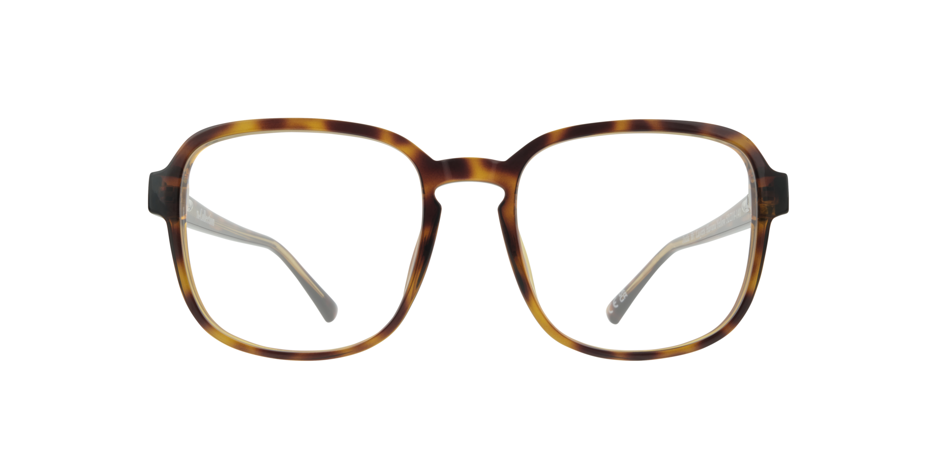 Jada Bi Layers Havana & Yellow PlasticEyeglass Frames for Glasses Direct, Front View
