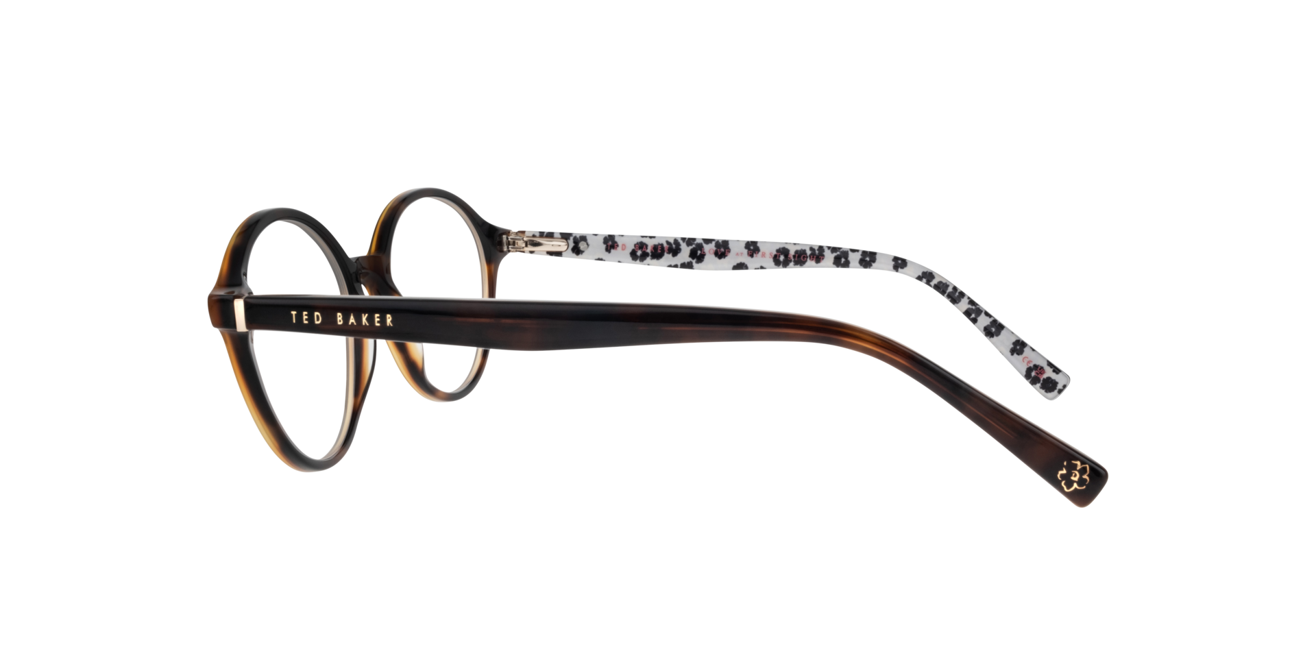 TB9227 Brown AcetateEyeglass Frames for Glasses Direct, Side View