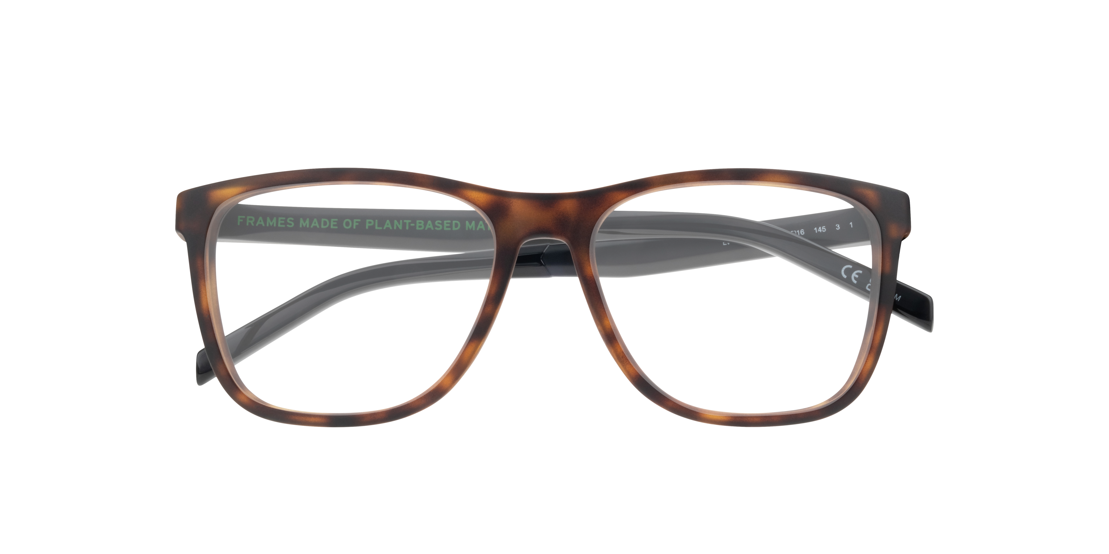 LV 5050 Tortoise PlasticSunglass Frames for Glasses Direct, Closed View