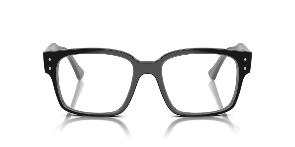 Ray-Ban Unisex Black Square Plastic Eyeglasses Online - Full Rim - Rb7256