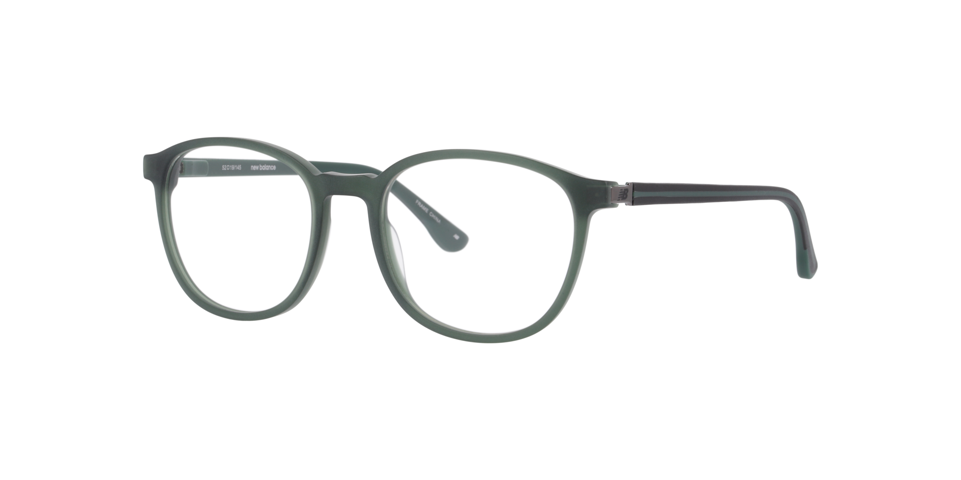 Nb4189 Green Matte AcetateEyeglass Frames for Glasses Direct, Angle View