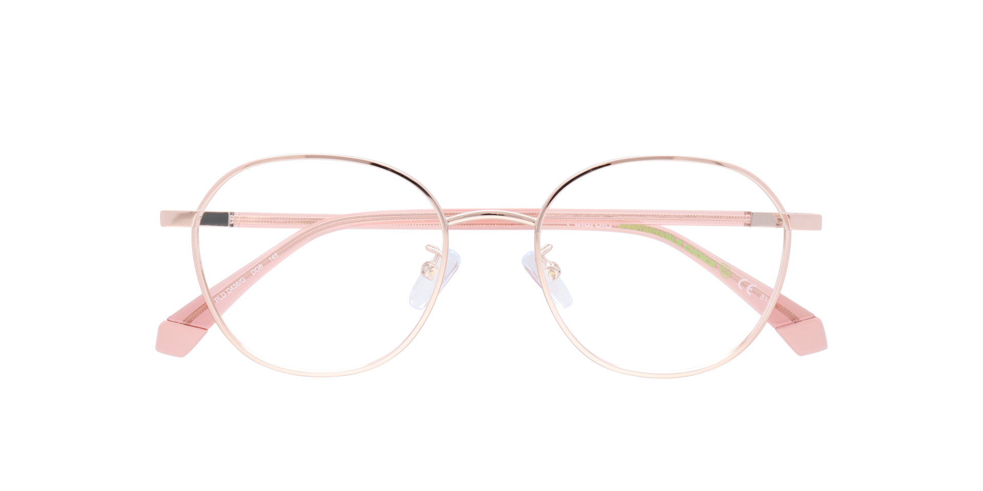 PLD D456/G Gold MetalEyeglass Frames for Glasses Direct, Closed View