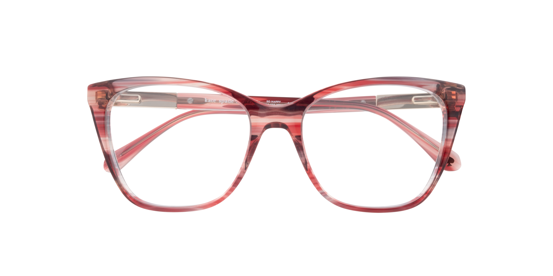 Clio/G Pink AcetateEyeglass Frames for Glasses Direct, Closed View