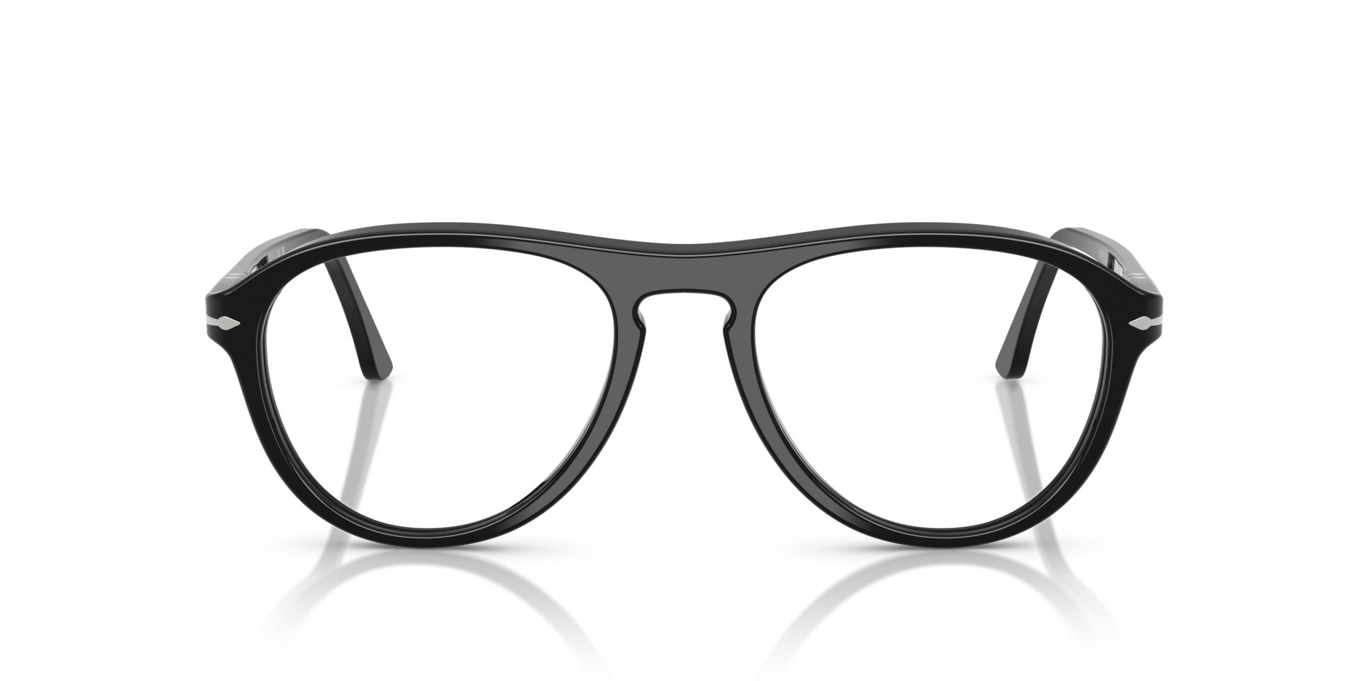 PO3371V Black AcetateEyeglass Frames for Glasses Direct, Front View