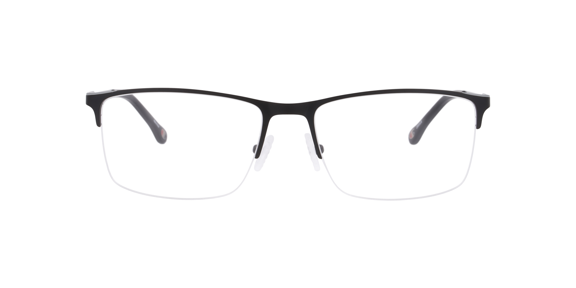 Cu4016 Black MetalEyeglass Frames for Glasses Direct, Front View