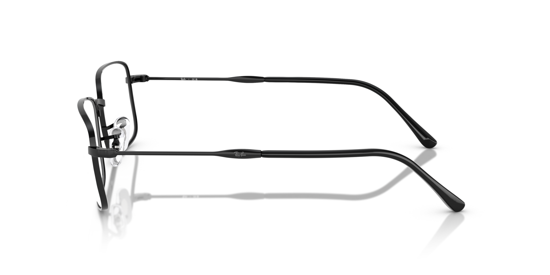 RB3746V Optics Black MetalEyeglass Frames for Glasses Direct, Side View
