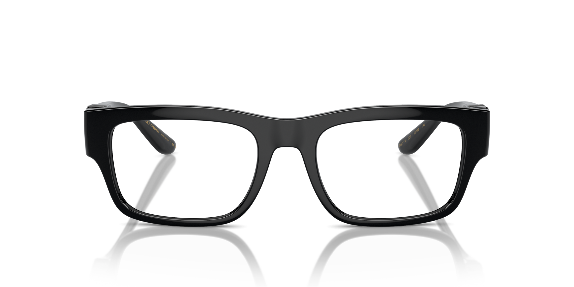 DG5110 Black PlasticEyeglass Frames for Glasses Direct, Front View
