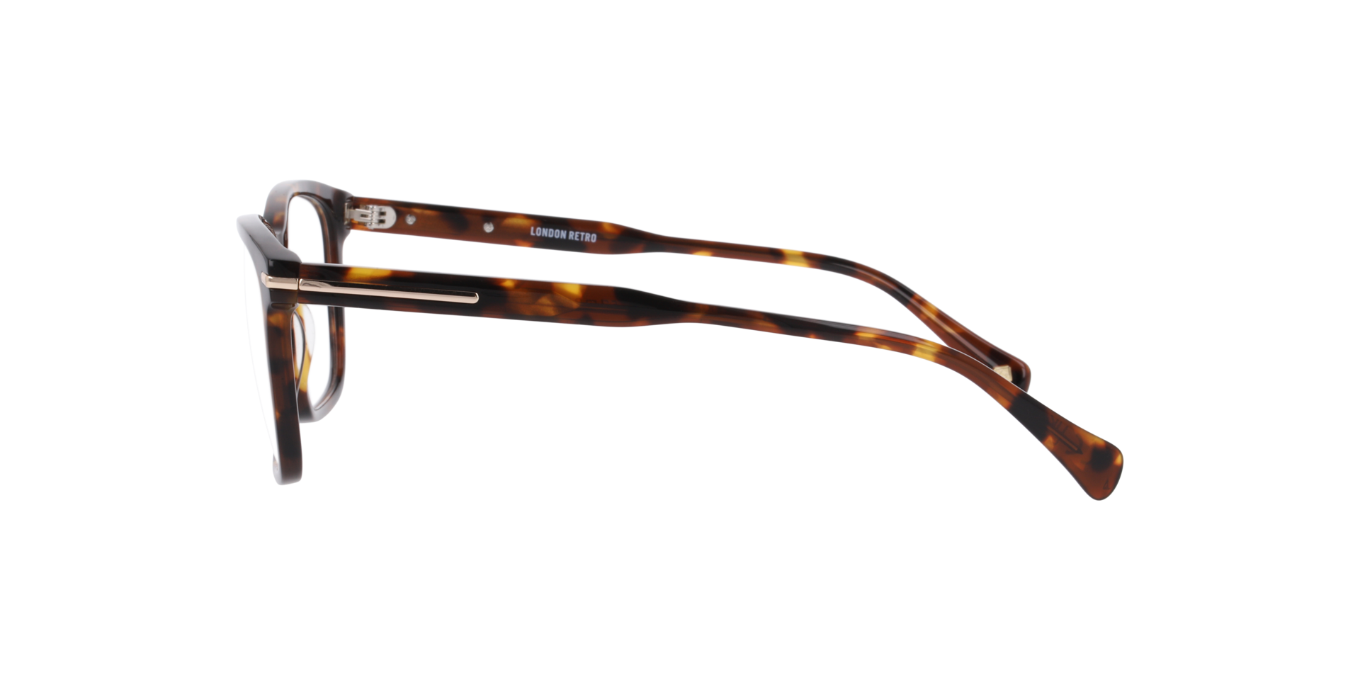 Mayfair Havana Brown AcetateEyeglass Frames for Glasses Direct, Side View
