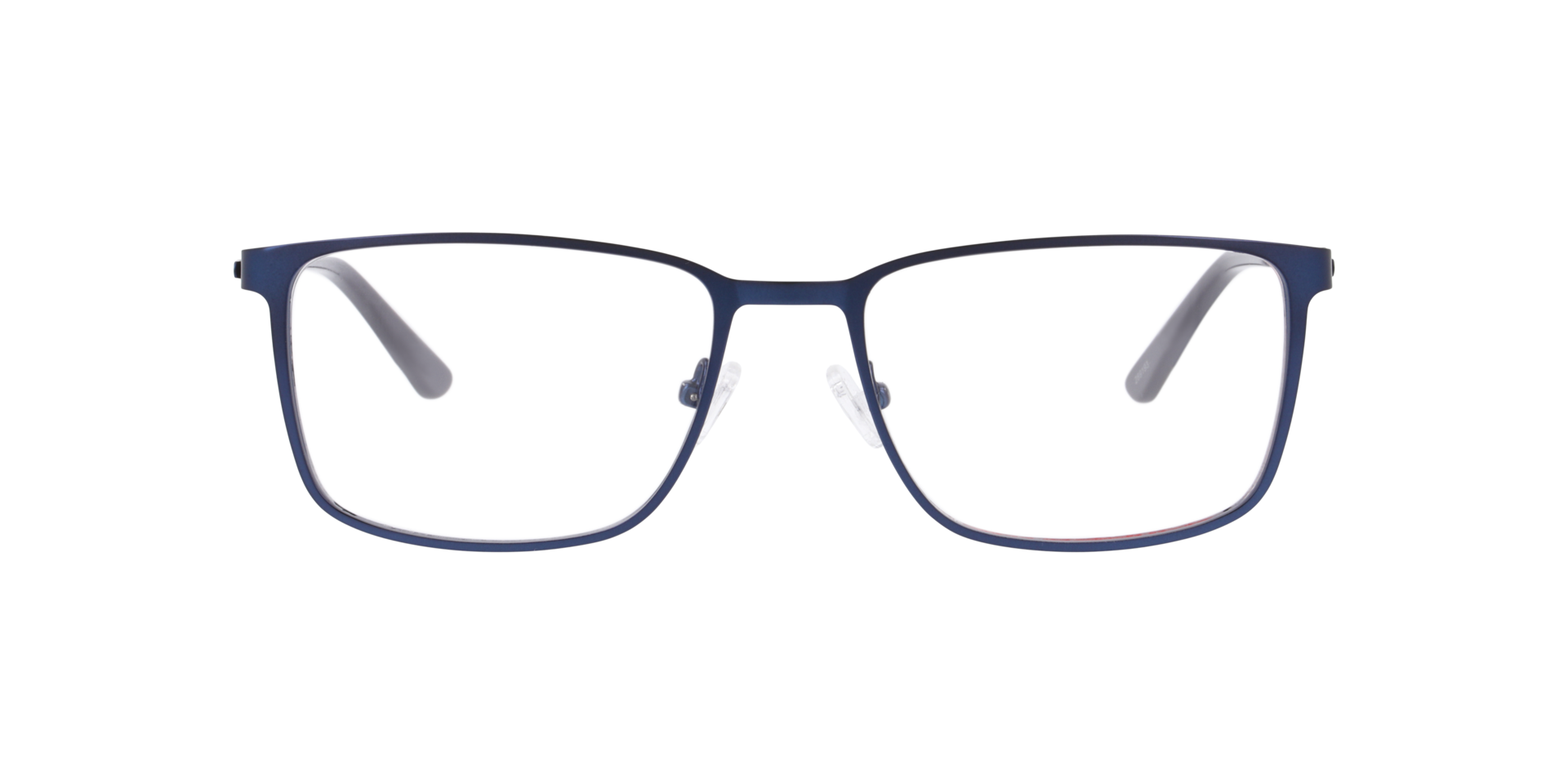 Nb4186 Blue Matte MetalEyeglass Frames for Glasses Direct, Front View