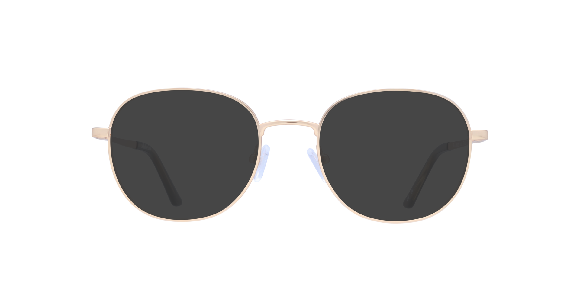 Harlan Satin Gold MetalEyeglass Frames for Glasses Direct, with Tinted Lenses