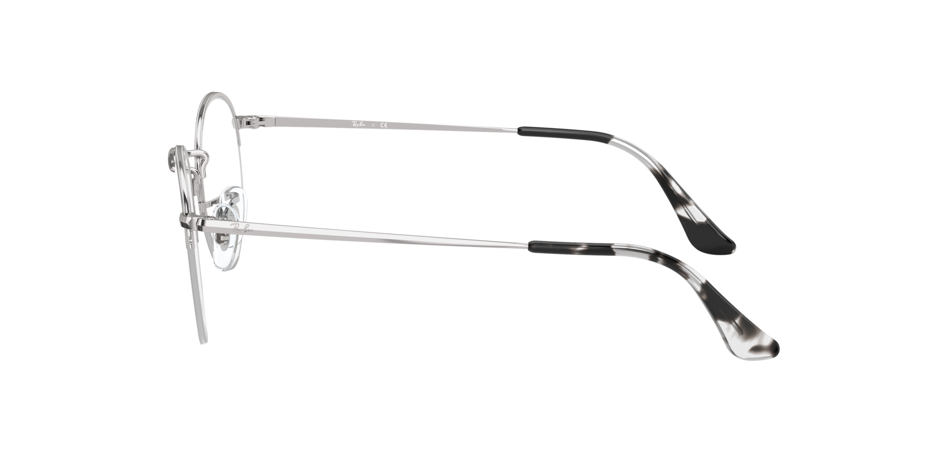 RB3947V Silver MetalEyeglass Frames for Glasses Direct, Side View