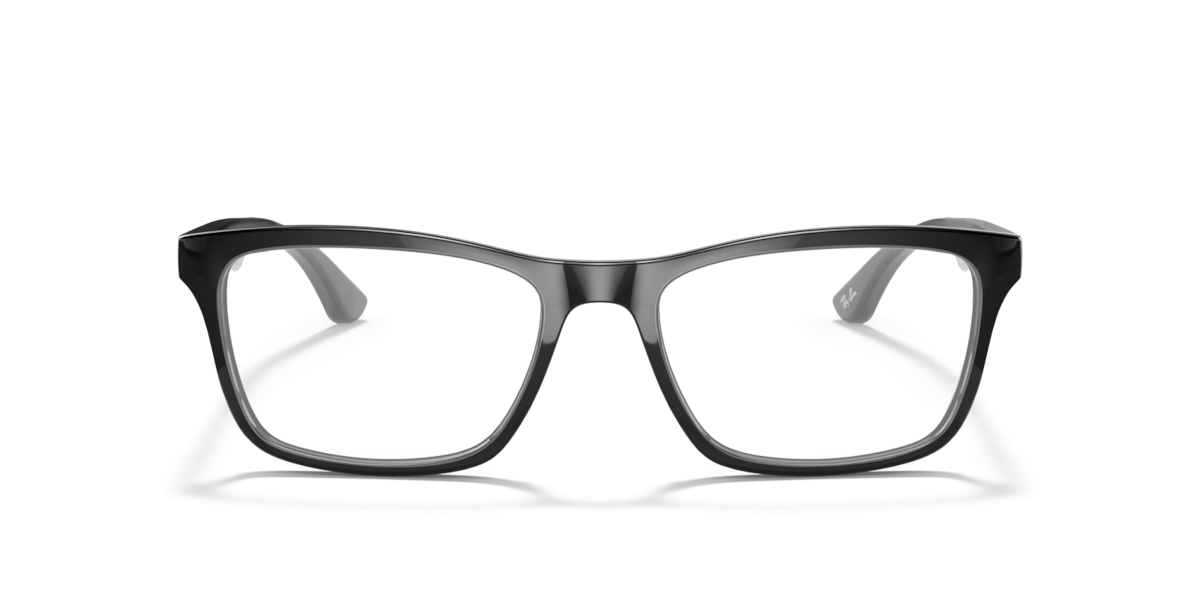Ray-Ban Unisex Black Square Acetate Eyeglasses Online - Full Rim - Rb5279