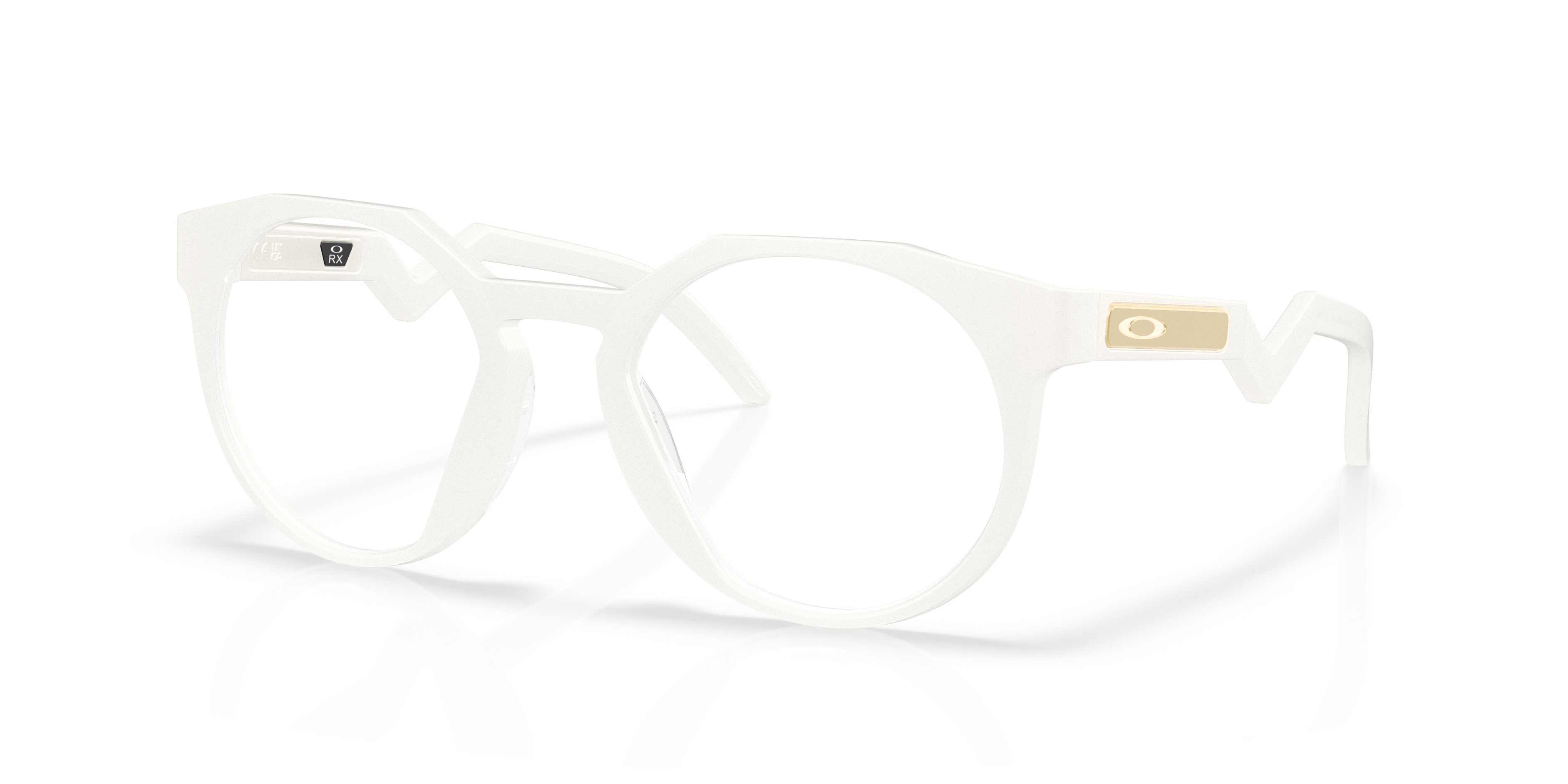 HSTN (Low Bridge Fit) Seek Collection Matte Vapor PlasticEyeglass Frames for Glasses Direct, Angle View