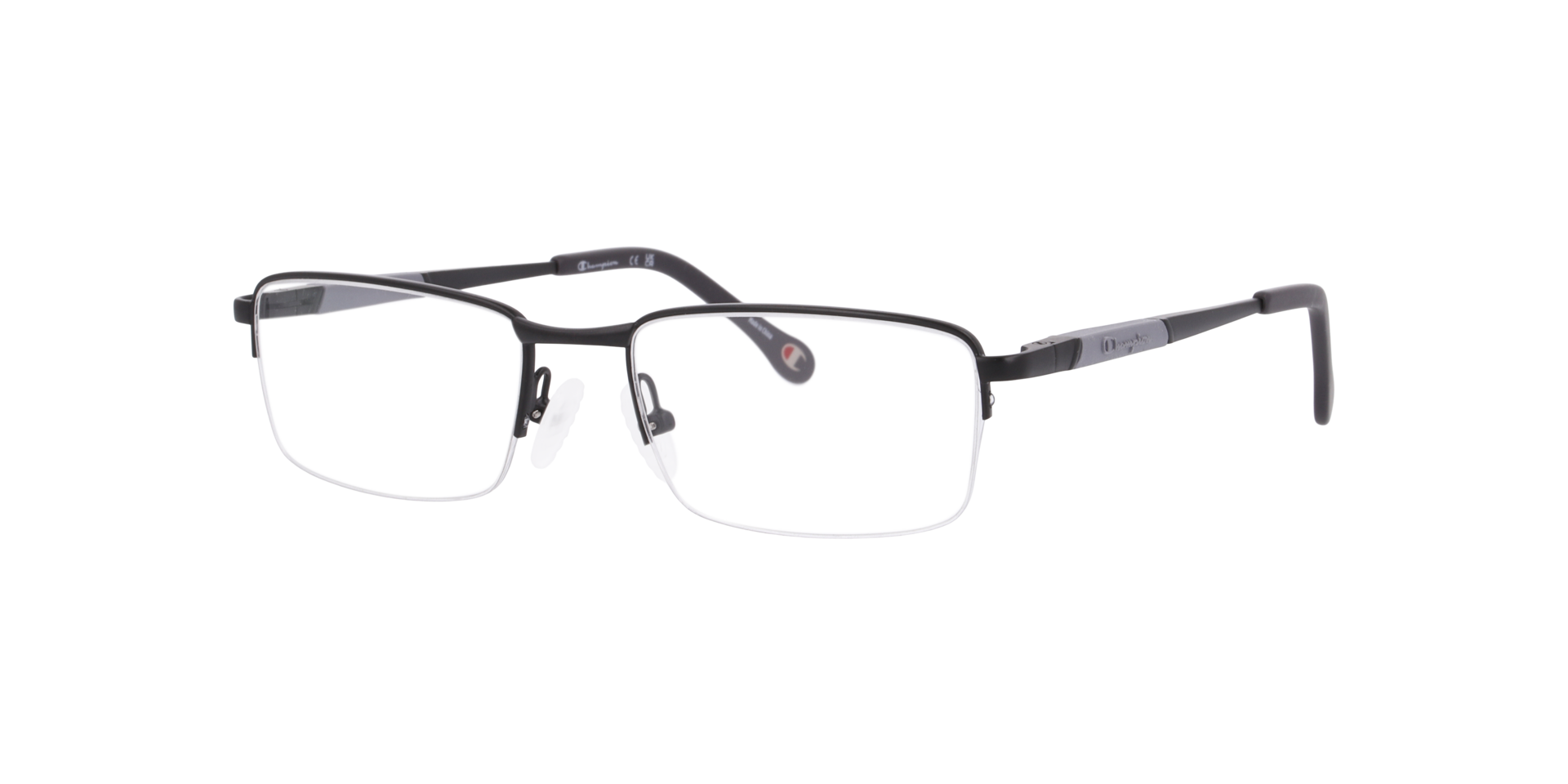 Cu1016 Black MetalEyeglass Frames for Glasses Direct, Angle View