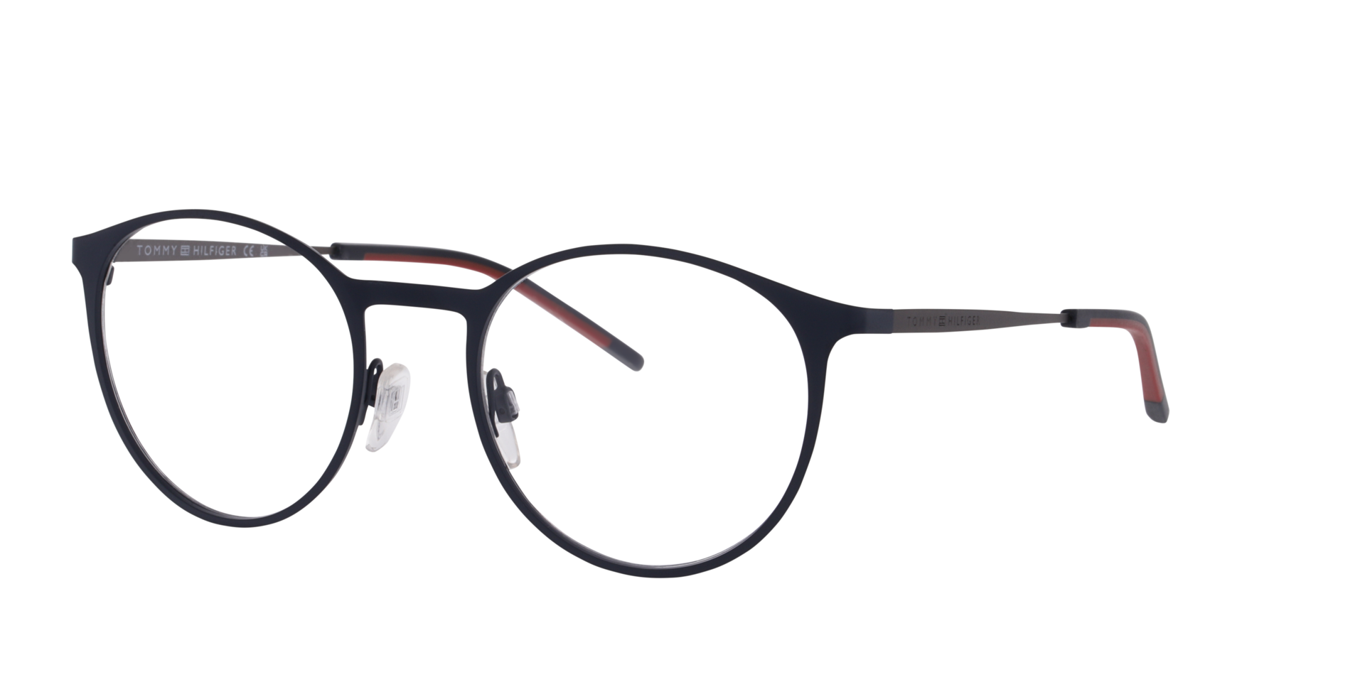 TH 2334 Blue MetalEyeglass Frames for Glasses Direct, Angle View