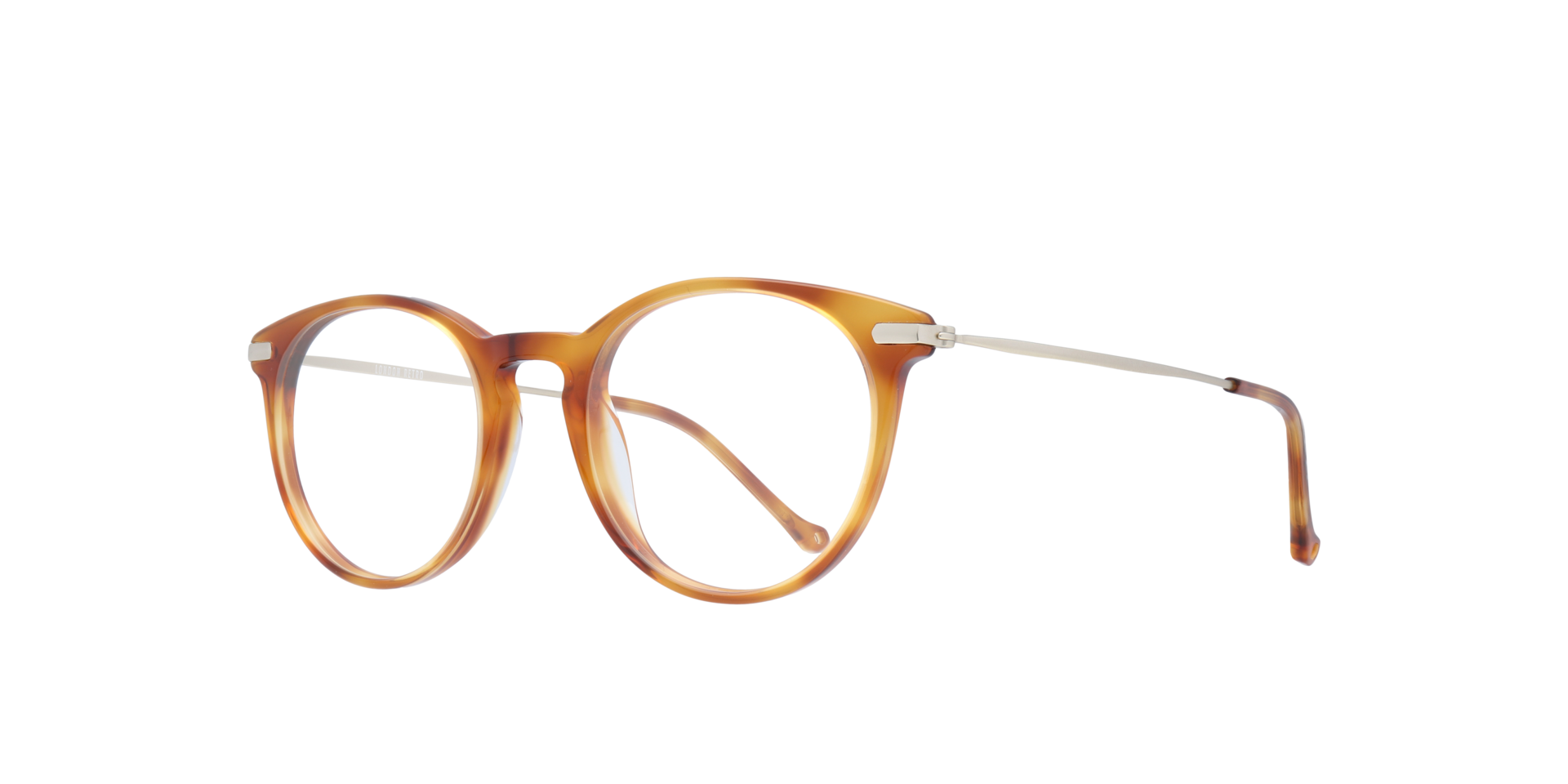 Albion Light Honey AcetateEyeglass Frames for Glasses Direct, Angle View