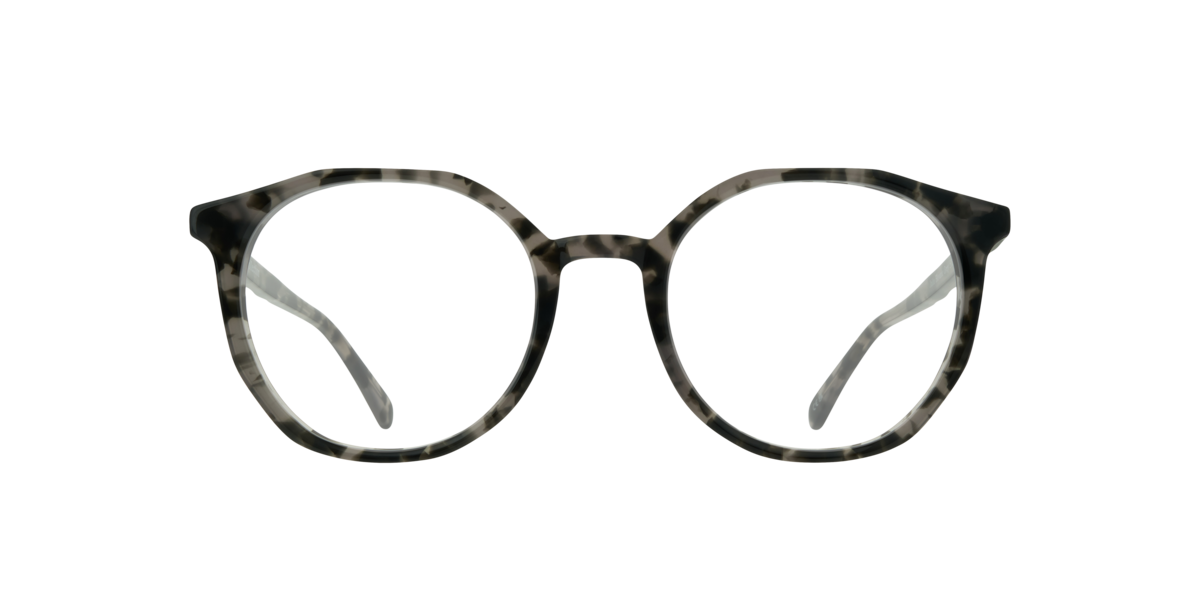 Havana Grey round Acetate eyeglasses Online - Full Rim - Julia