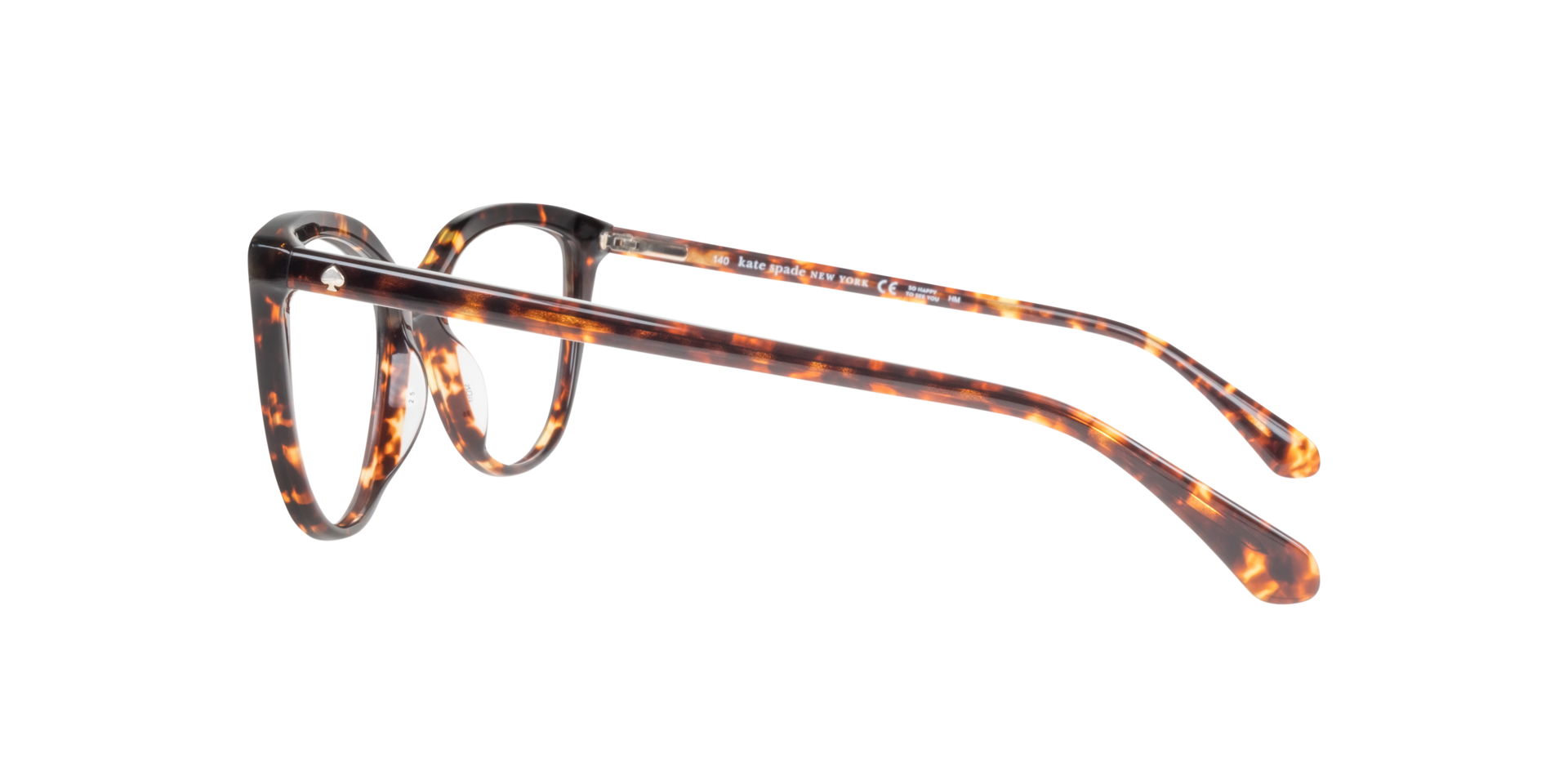 Hana Tortoise AcetateEyeglass Frames for Glasses Direct, Side View
