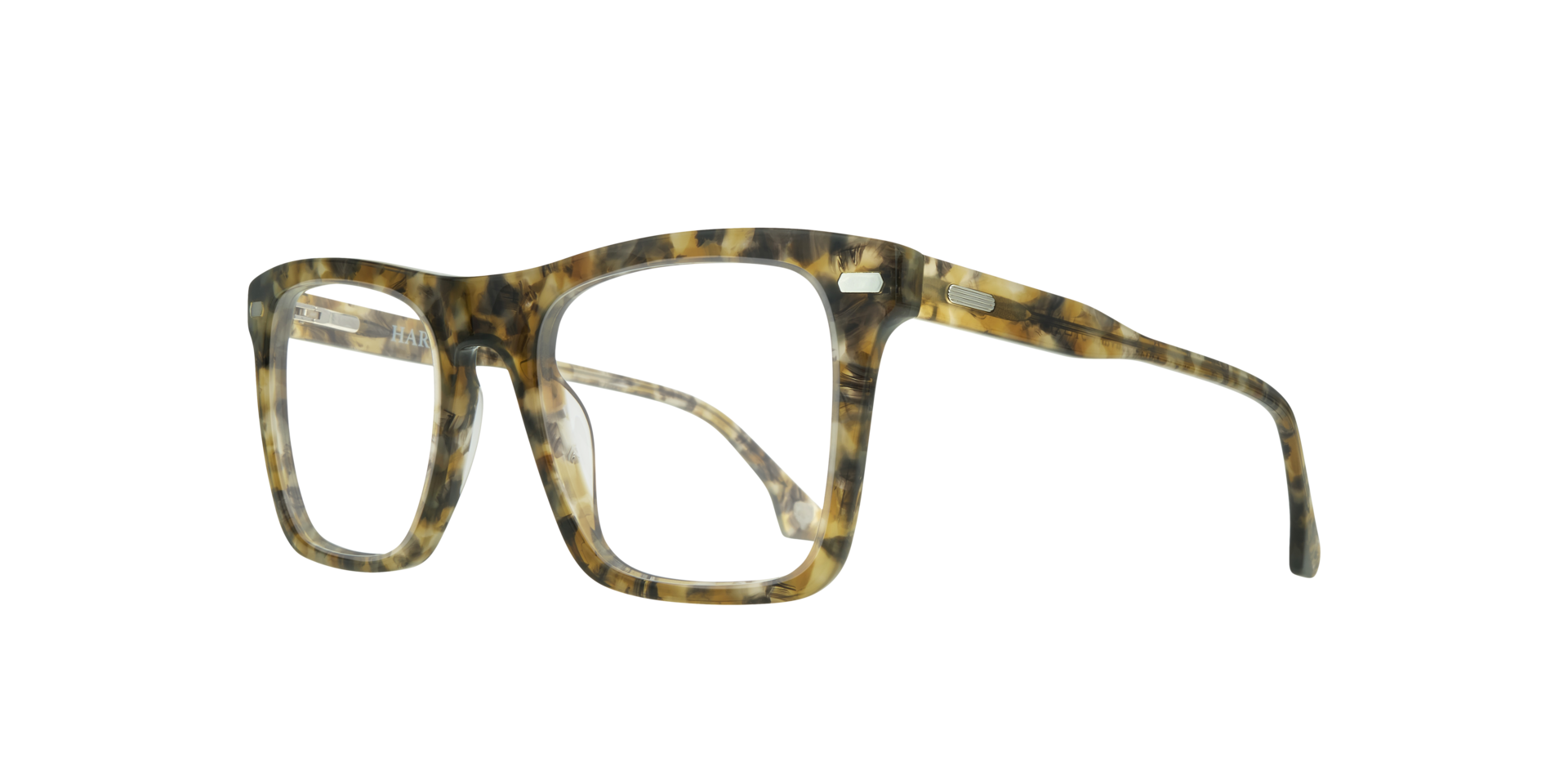Jagger Green Havana AcetateEyeglass Frames for Glasses Direct, Angle View