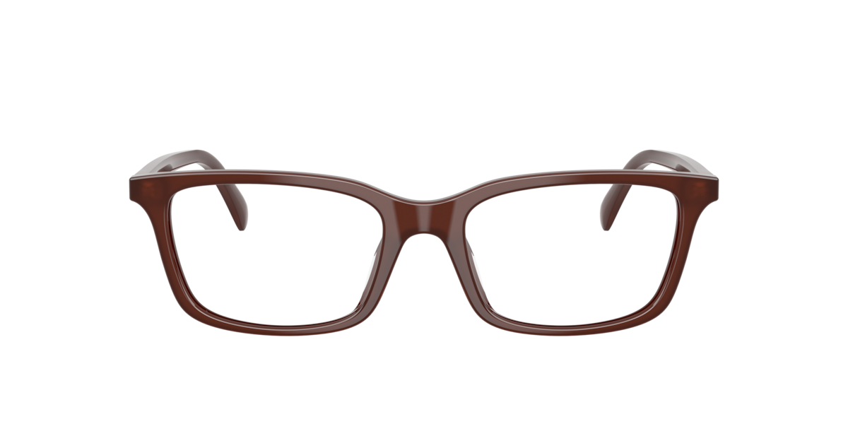 Emporio Armani Brown Ea3290u 6454 Woman Optical Frames Acetate Transparent Cat Eye Normal - Image 2