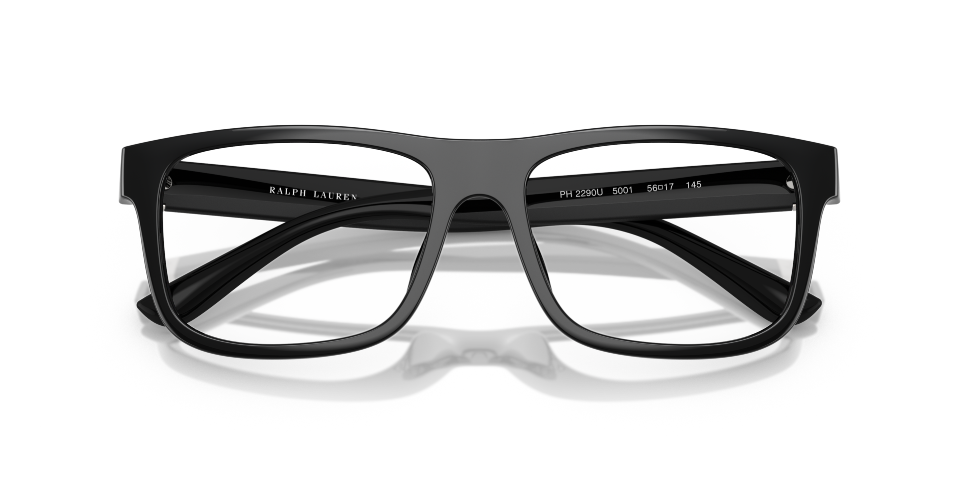 PH2290U Shiny Black PlasticEyeglass Frames for Glasses Direct, Closed View