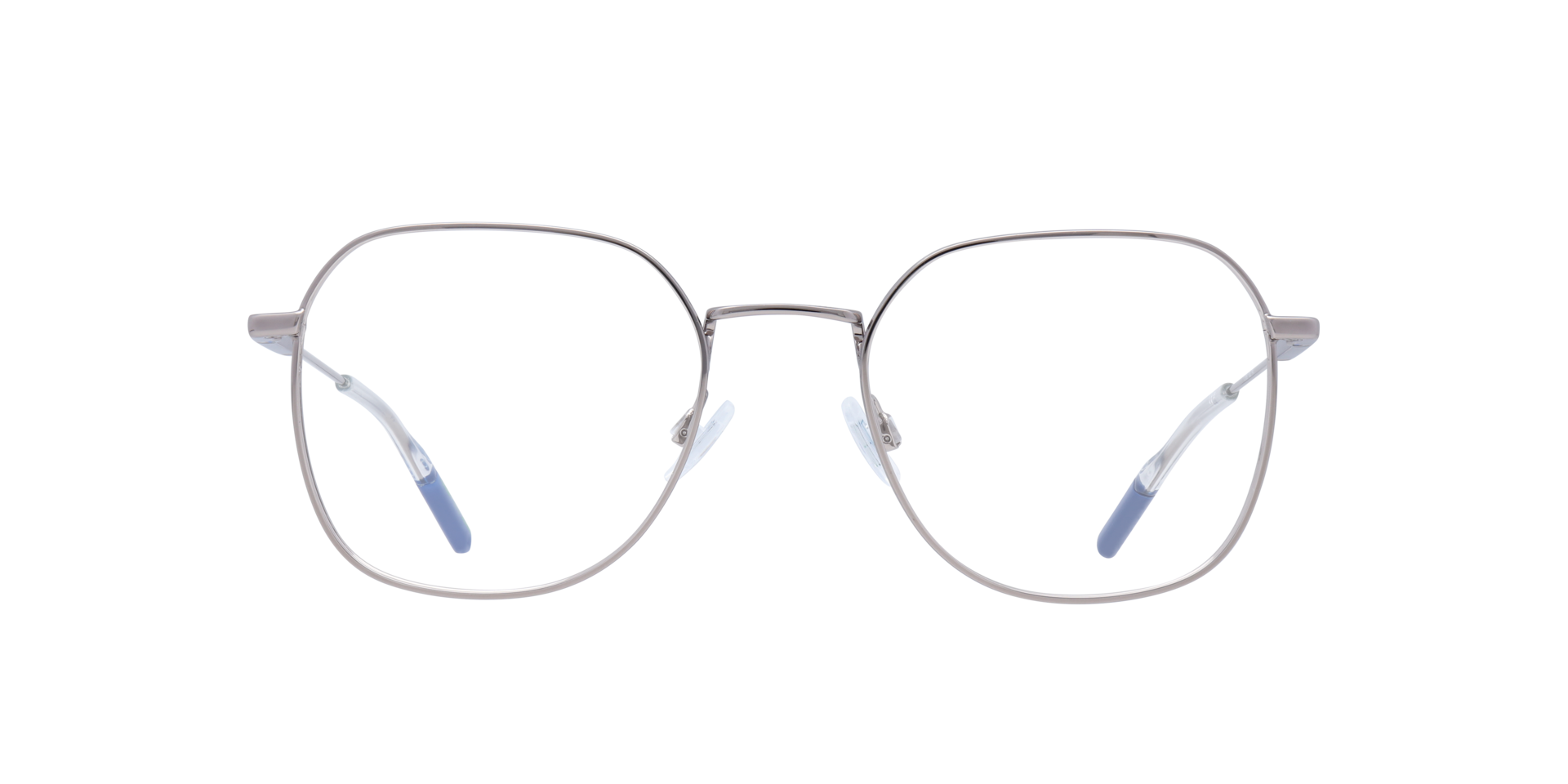 TJ 0091 Silver MetalEyeglass Frames for Glasses Direct, Front View