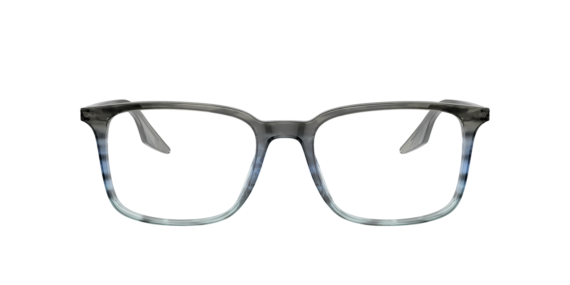 RB5421 Striped Grey & Blue AcetateEyeglass Frames for Glasses Direct, Front View
