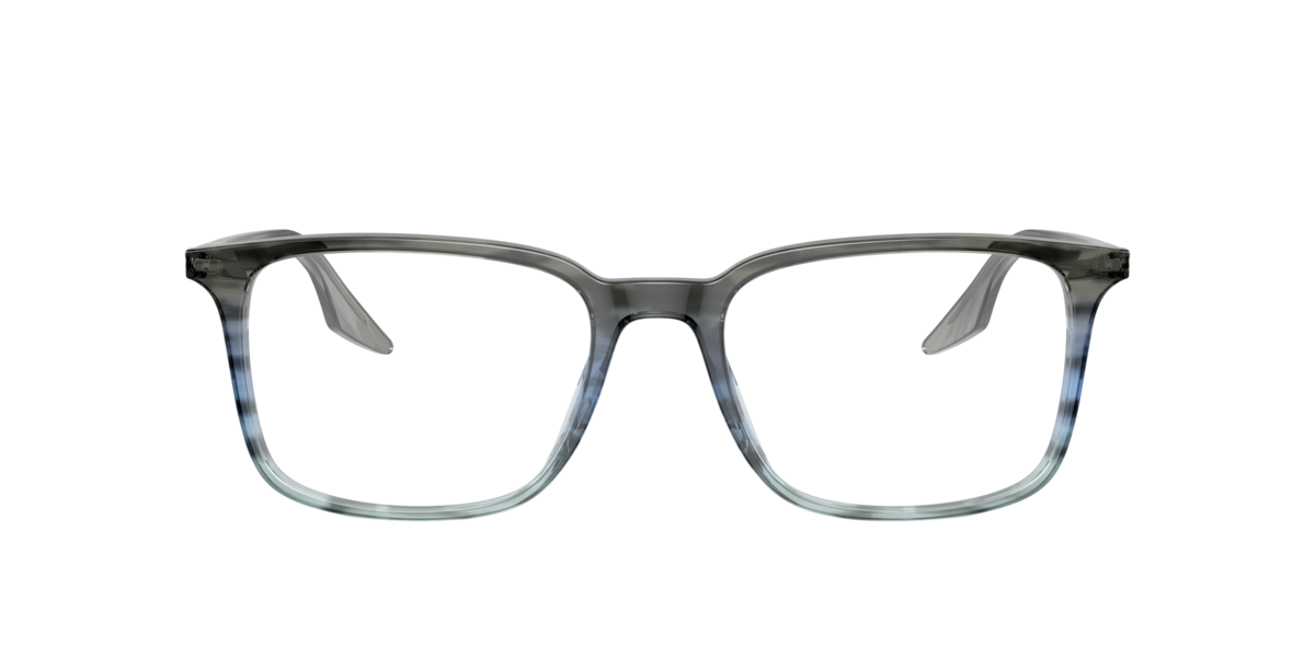 Ray - Ban Unisex Transparent Ray - Ban Rx5421 8254 Optical Frames Acetate Blue Squared Normal - Image 3