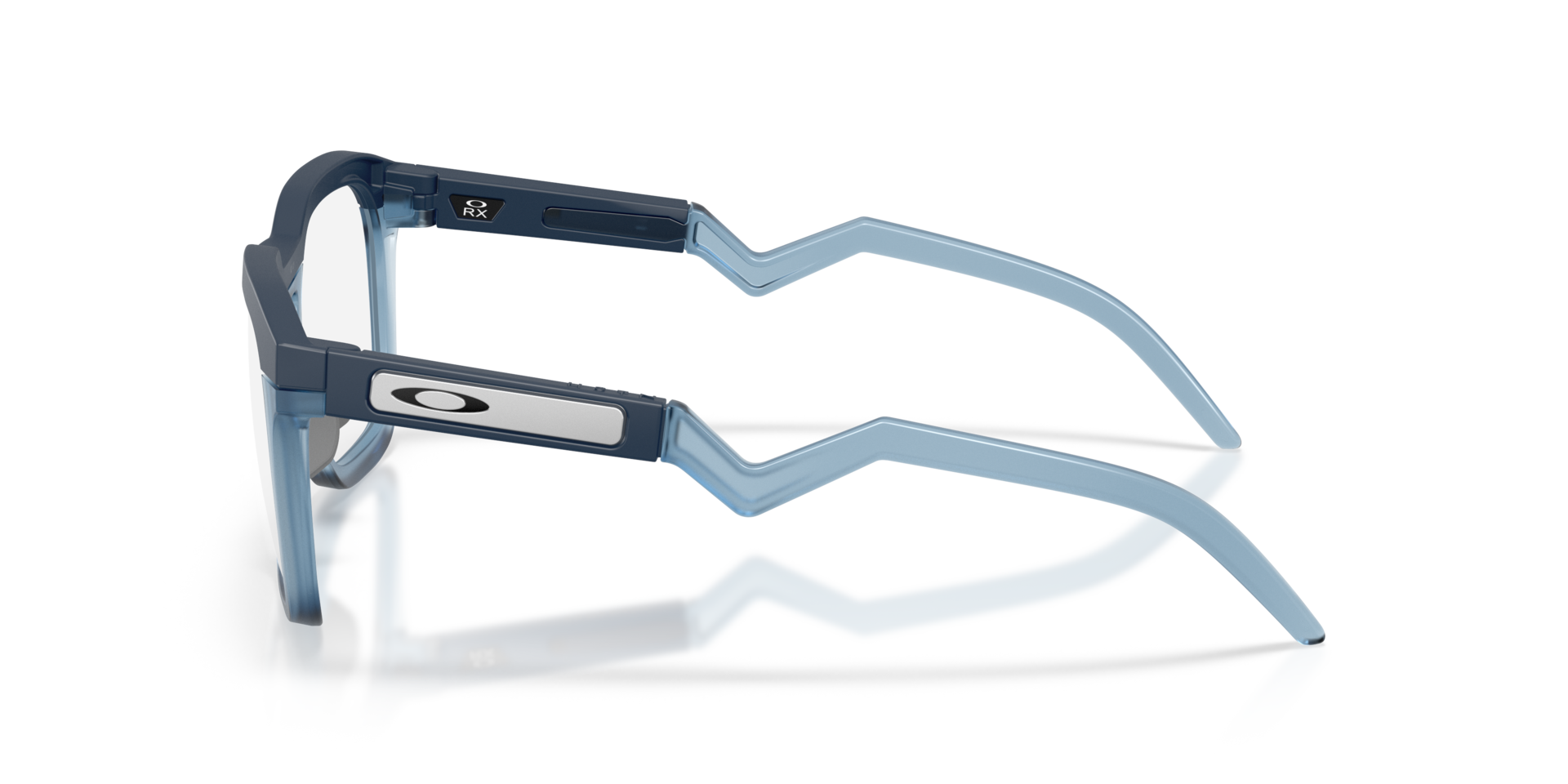 HSTN SQ Matte Abyss PlasticEyeglass Frames for Glasses Direct, Side View