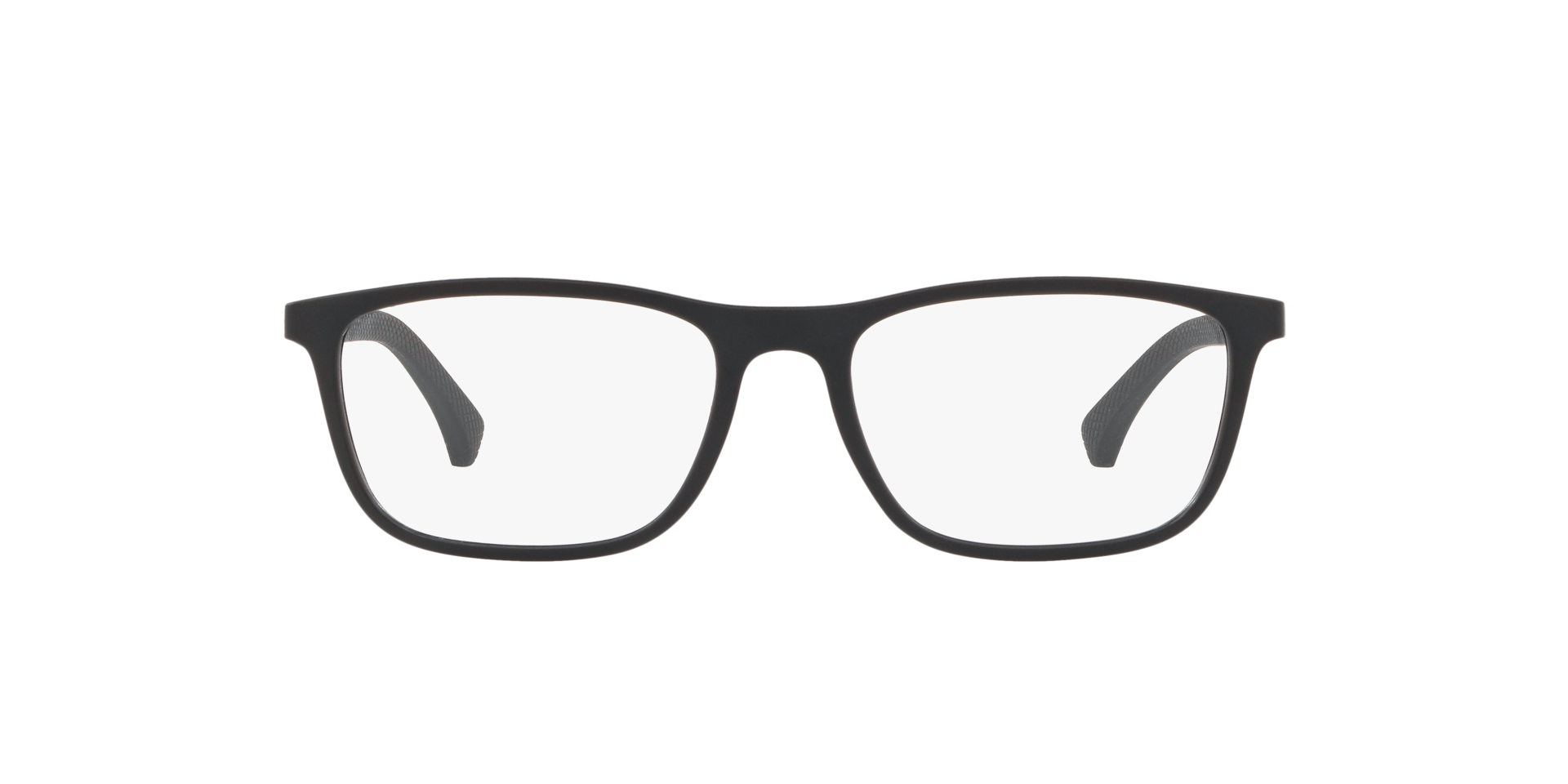 EA3069 Matte Black PlasticEyeglass Frames for Glasses Direct, Front View