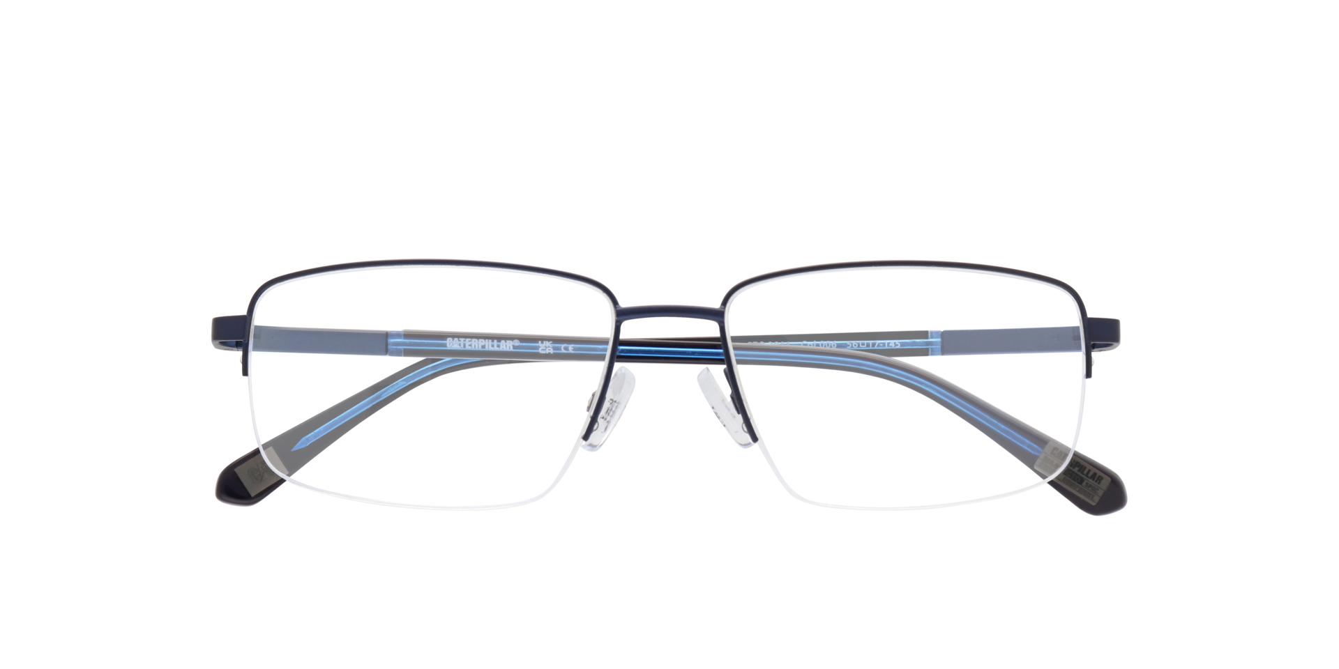 CTO 3011 Blue MetalEyeglass Frames for Glasses Direct, Closed View