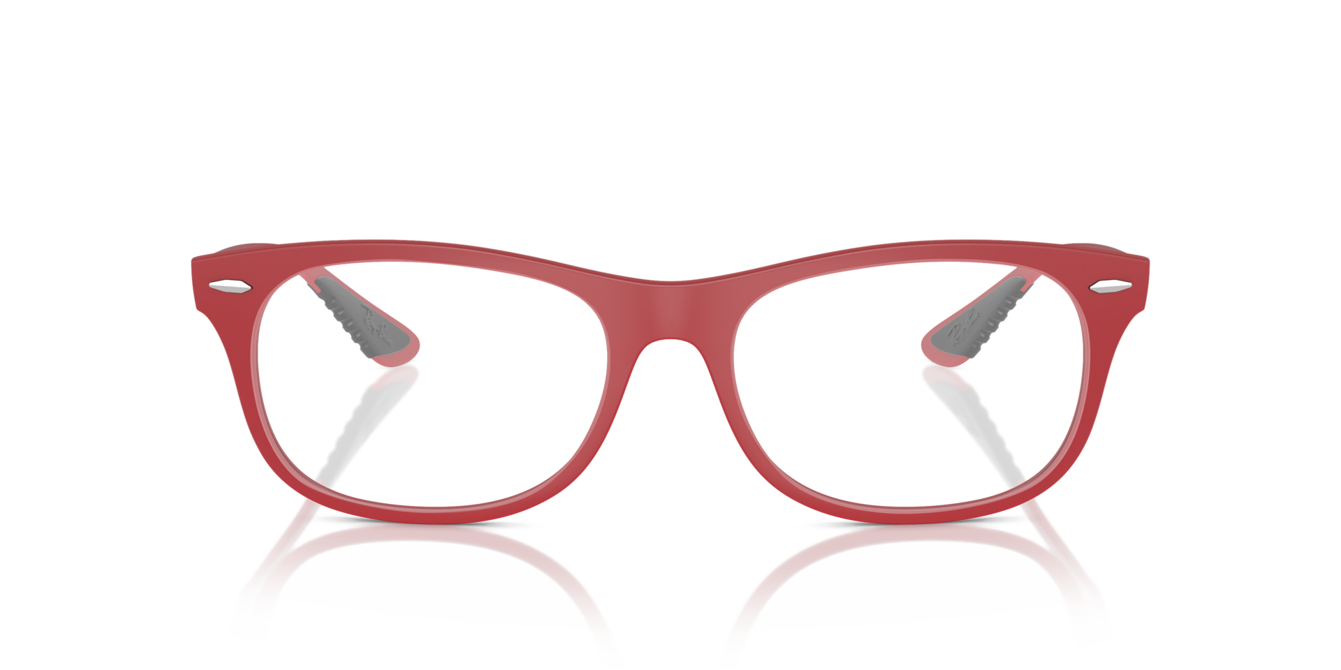 RB7307M Red PlasticEyeglass Frames for Glasses Direct, Front View