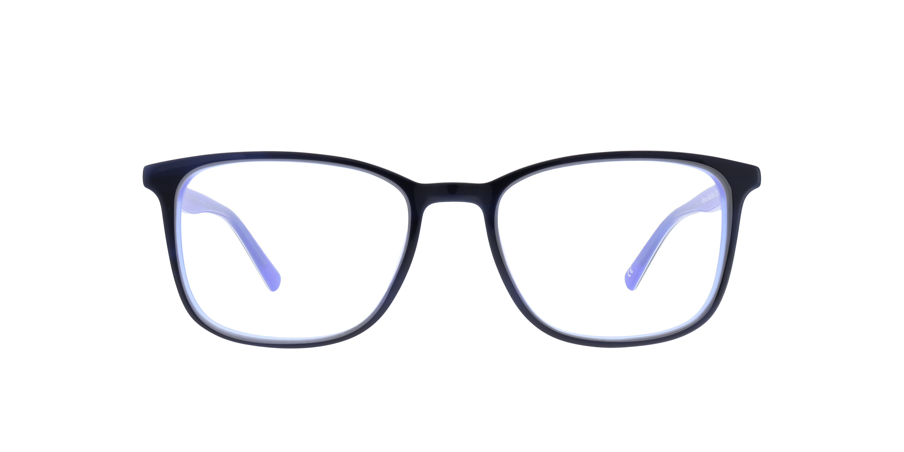 Grayson Black & Blue AcetateEyeglass Frames for Glasses Direct, Front View