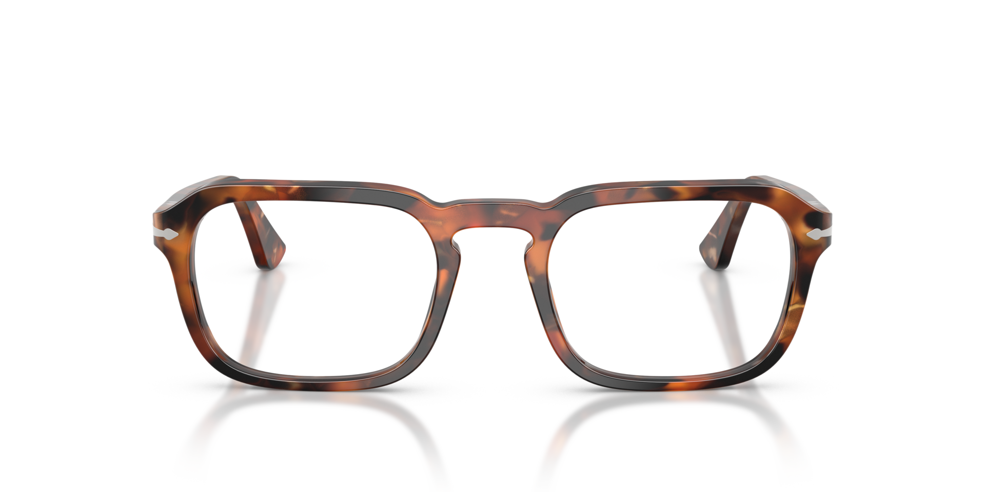 PO3390V Tortoise Brown & Pearl Brown AcetateEyeglass Frames for Glasses Direct, Front View