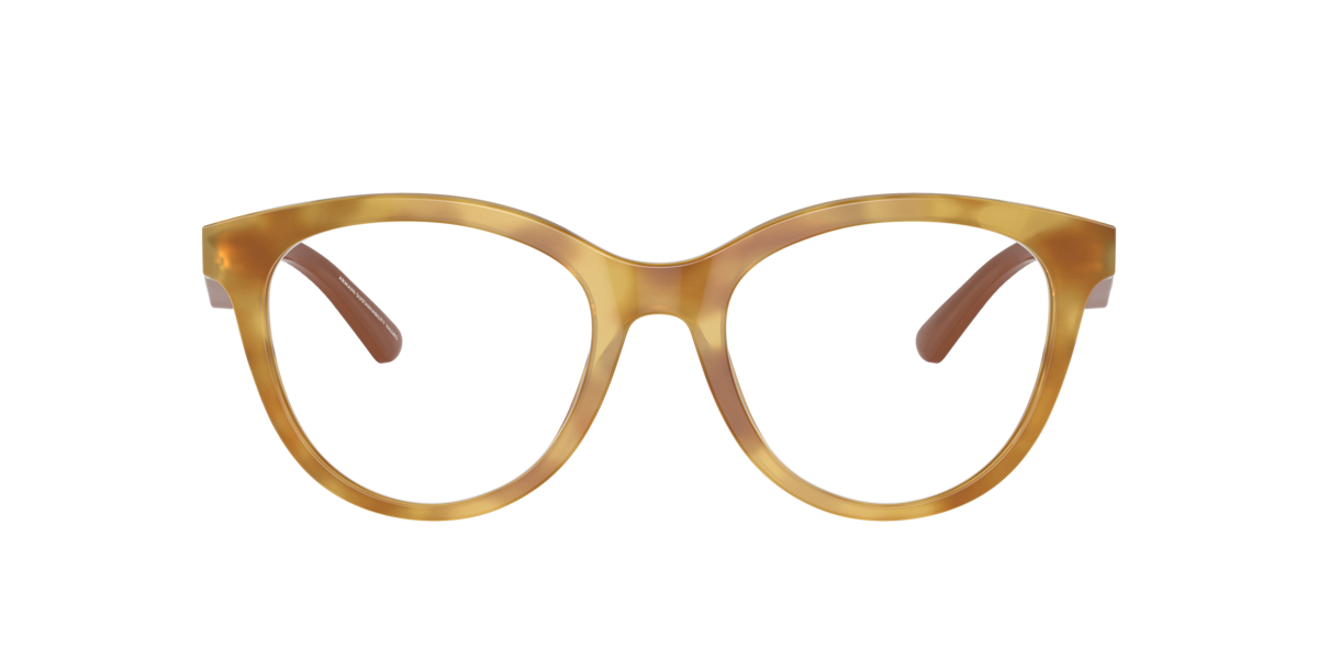 Emporio Armani Women's Shiny Light Havana Cat-Eye Acetate Eyeglasses Online - Full Rim - Ea3236