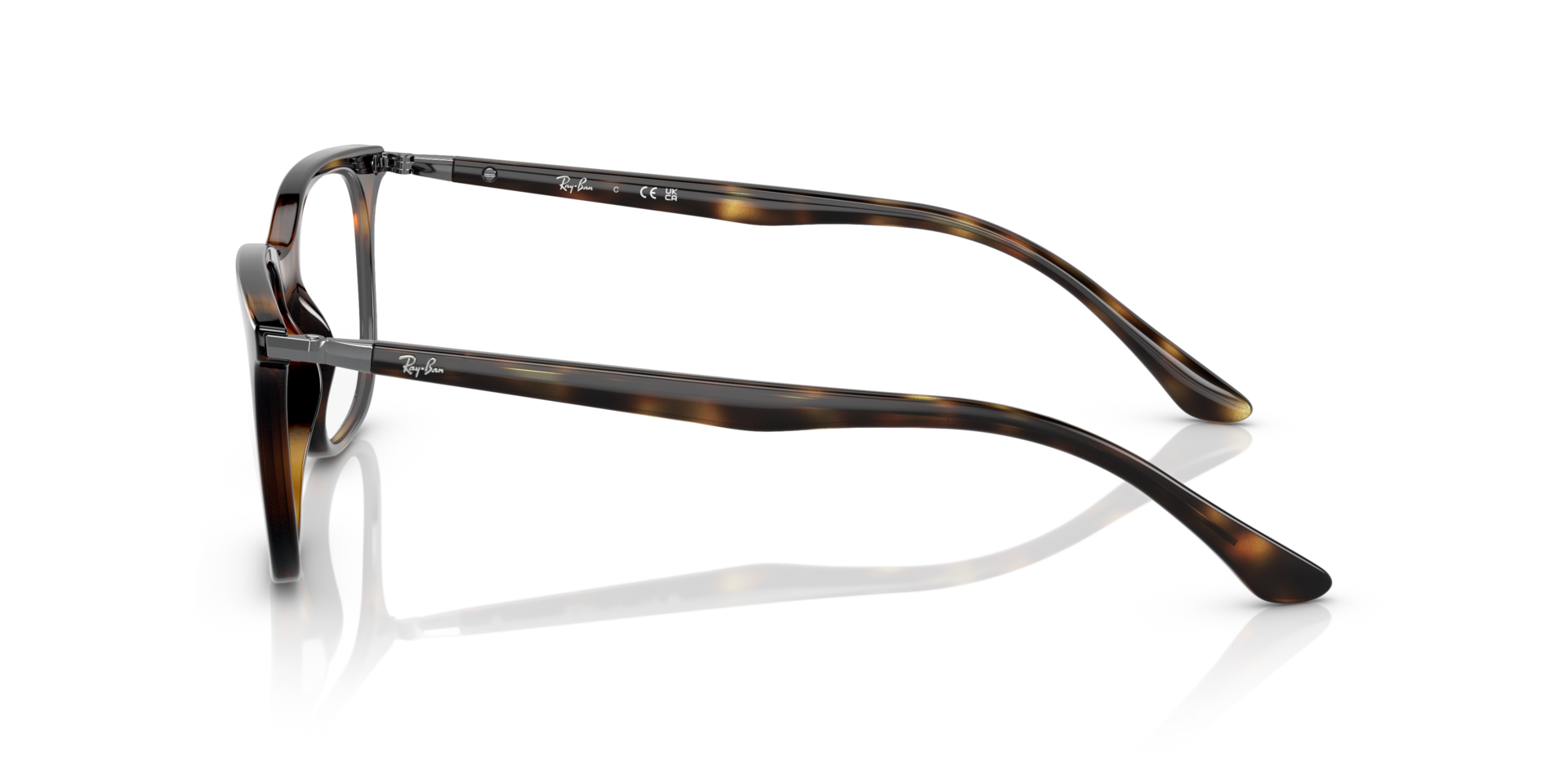 RB7211 Havana PlasticEyeglass Frames for Glasses Direct, Side View