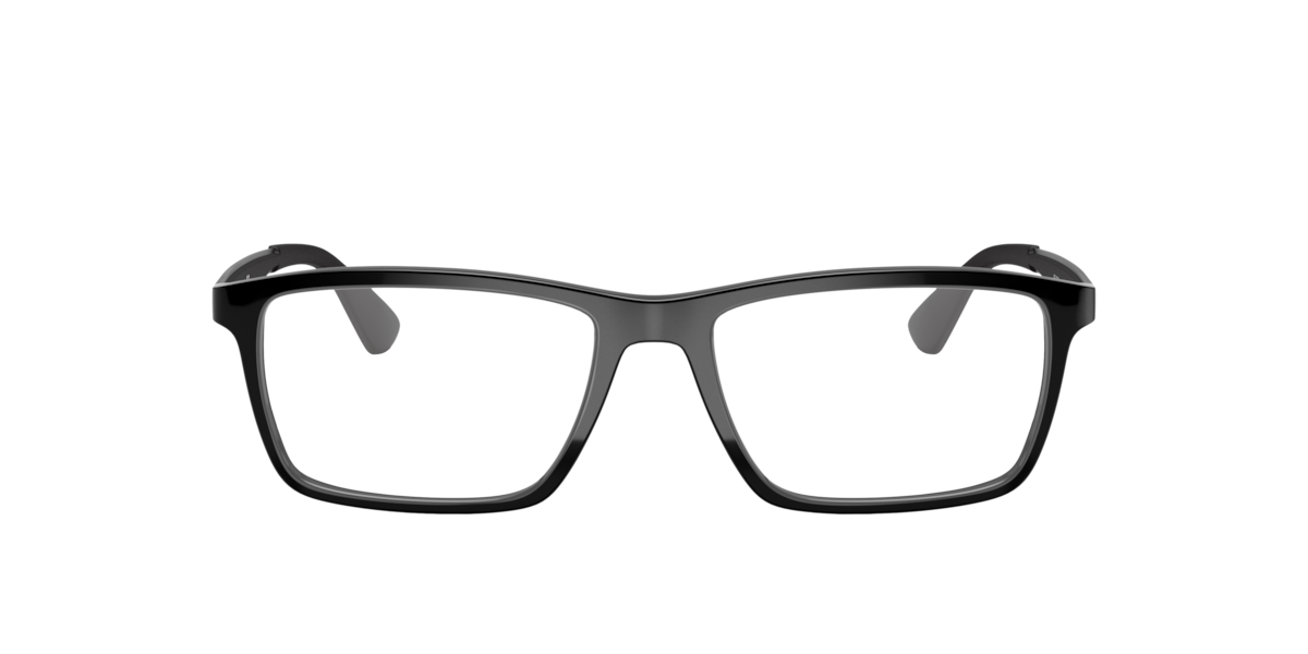 Ray-Ban Unisex Black Square Plastic Eyeglasses Online - Full Rim - Rb7056 - Image 1