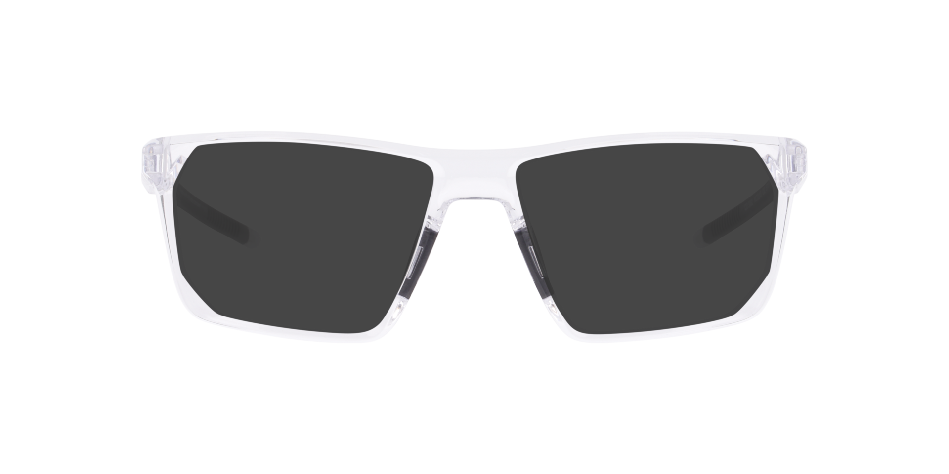 Nicolas Black & Transparent Clear PlasticSunglass Frames for Glasses Direct, with Tinted Lenses