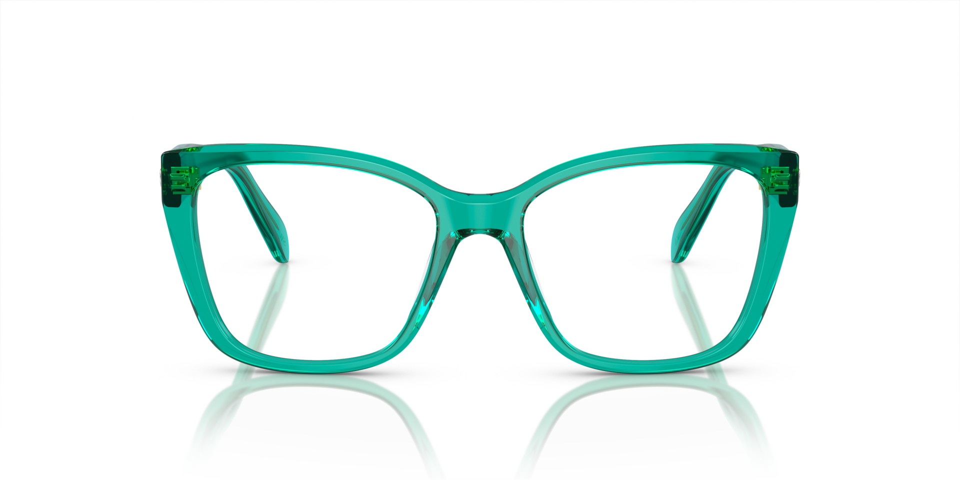 SK2008 Crystal Green AcetateEyeglass Frames for Glasses Direct, Front View