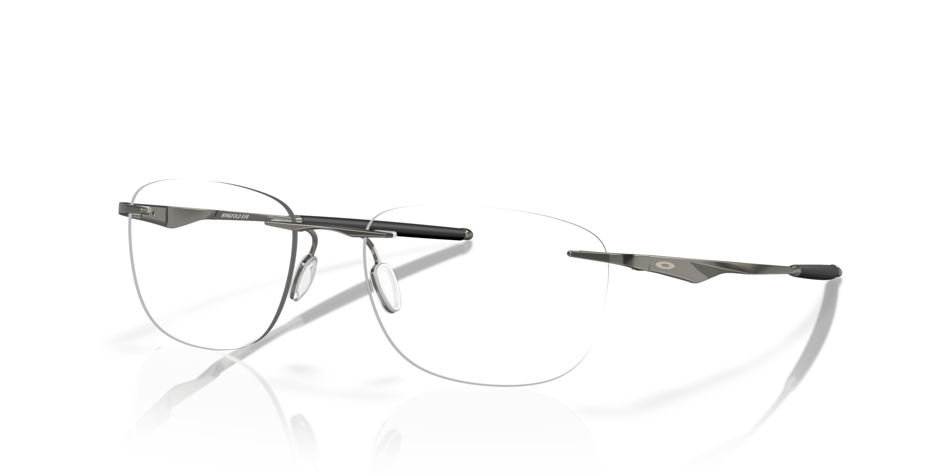 Wingfold™ EVR Cement TitaniumEyeglass Frames for Glasses Direct, Angle View