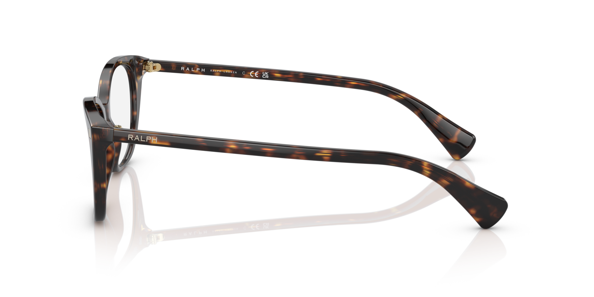 RA7146 Shiny Havana AcetateEyeglass Frames for Glasses Direct, Side View