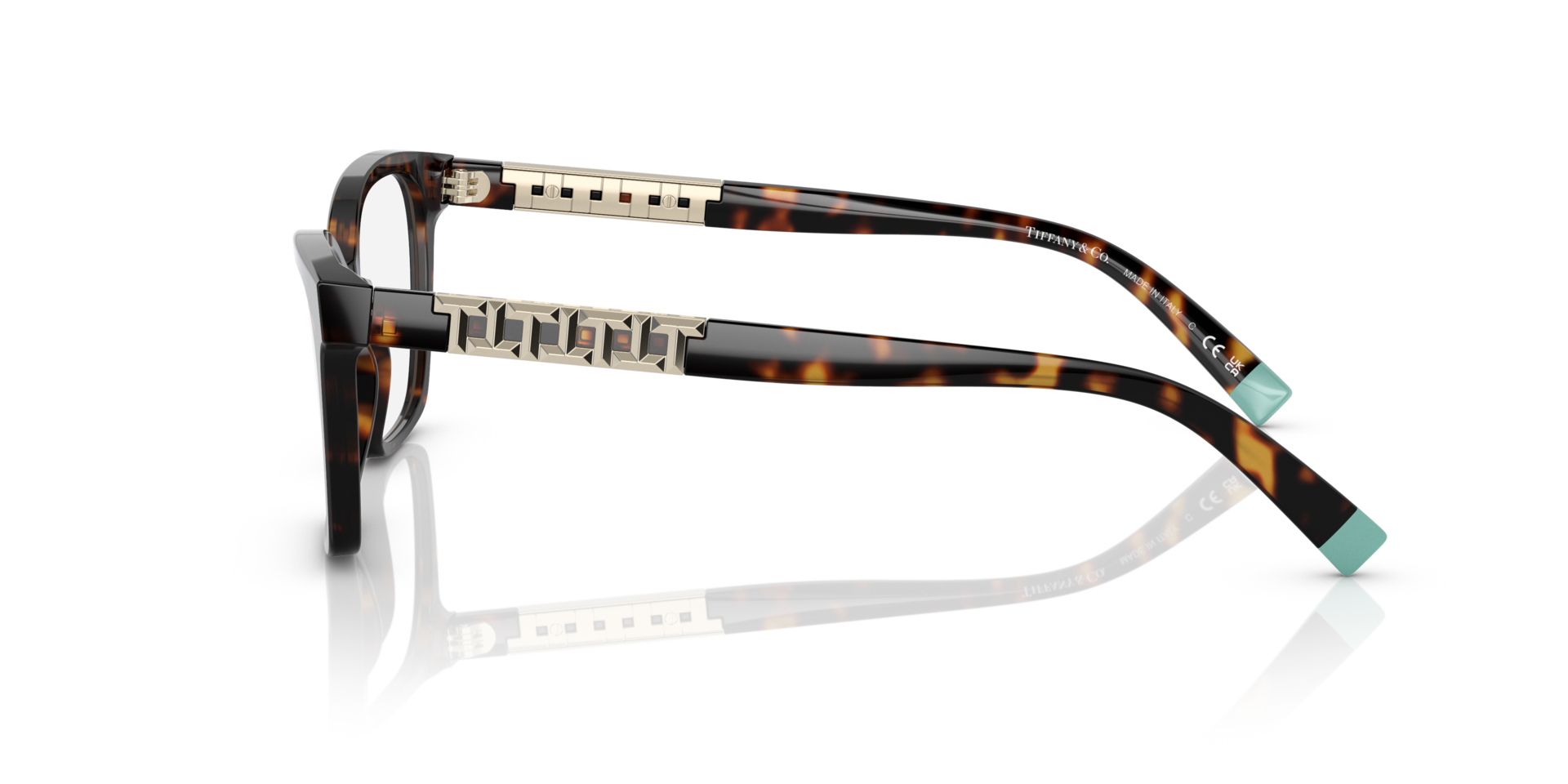 TF2228 Havana AcetateEyeglass Frames for Glasses Direct, Side View