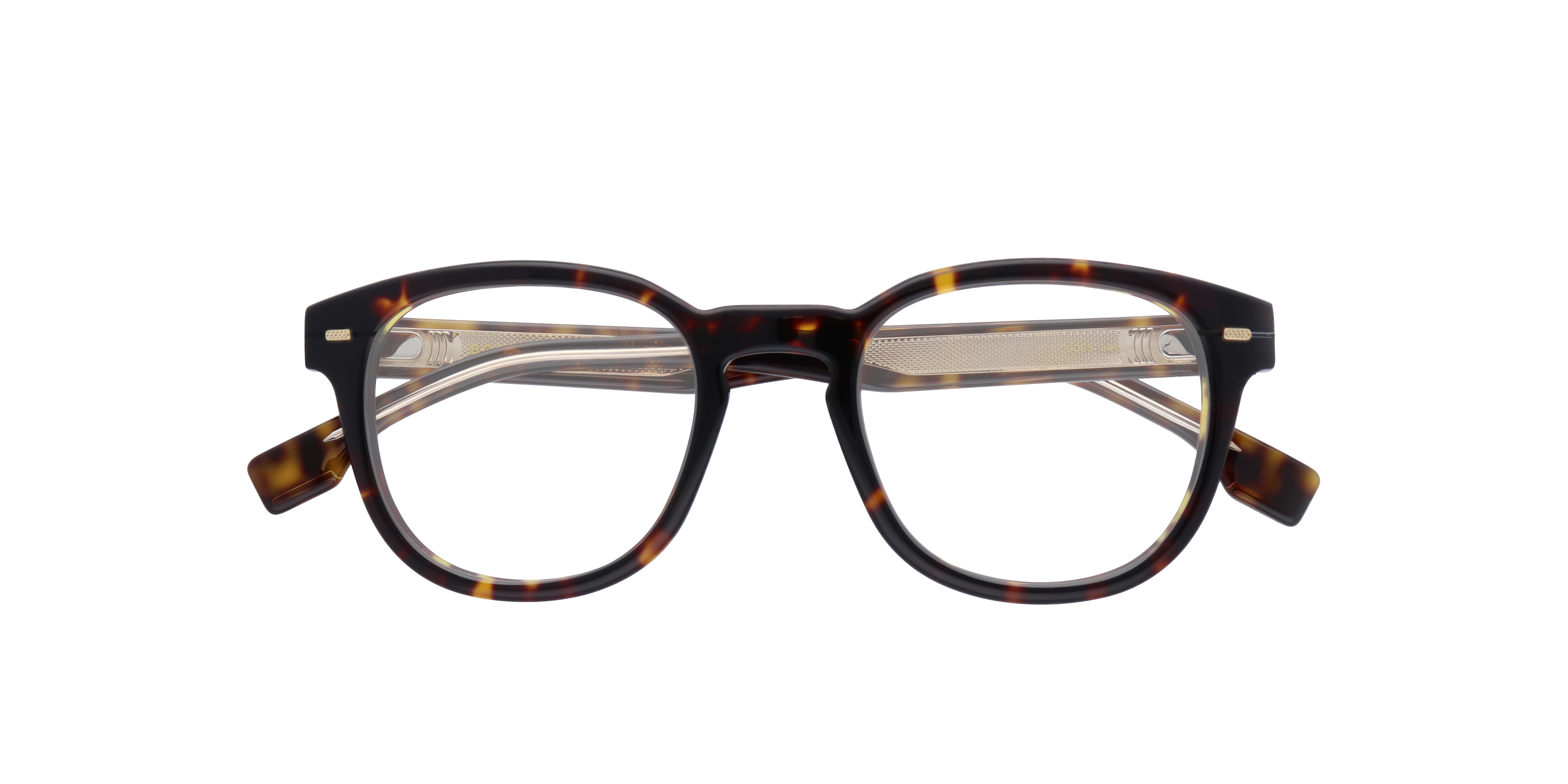 BOSS 1384 Black Gold AcetateSunglass Frames for Glasses Direct, Closed View