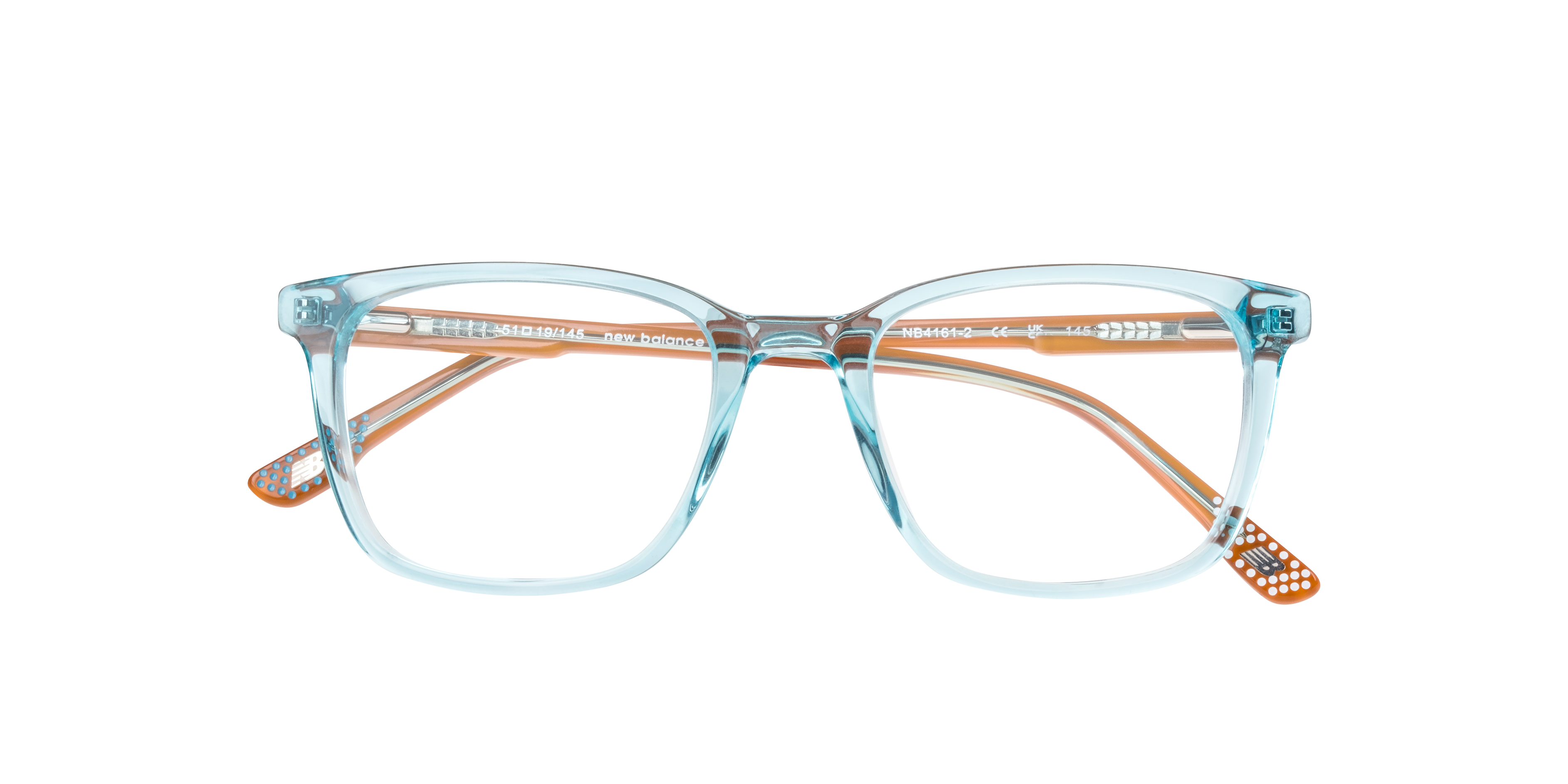 NB4161 Green AcetateEyeglass Frames for Glasses Direct, Closed View