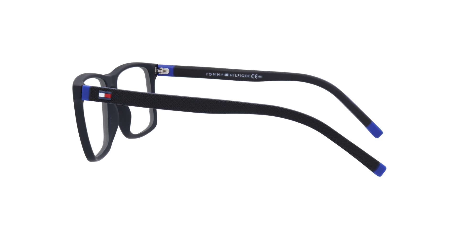 TH 1948 Black PlasticEyeglass Frames for Glasses Direct, Side View