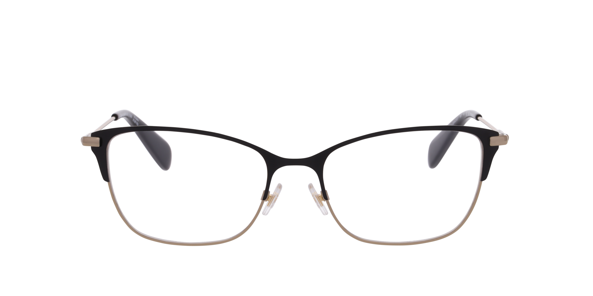 KS LIDIA 2/G/T Black Gold TitaniumEyeglass Frames for Glasses Direct, Front View