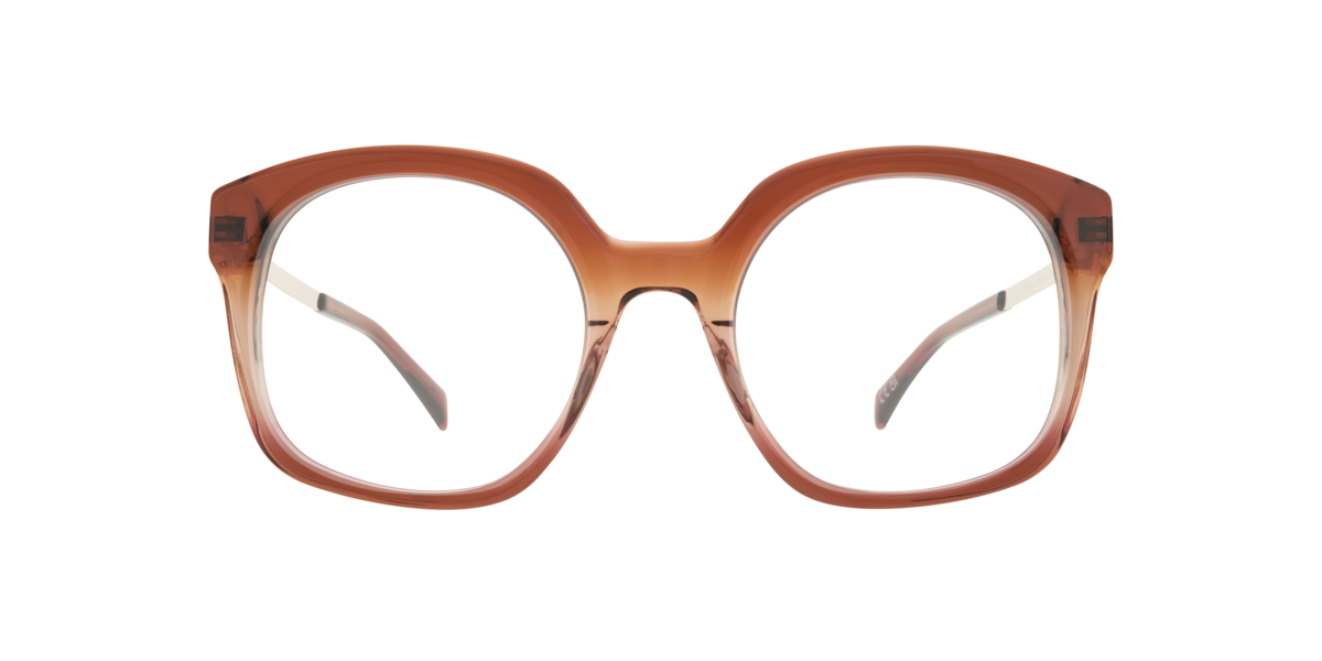 Gradient Pink/Gold square Acetate eyeglasses Online - Full Rim - Keira