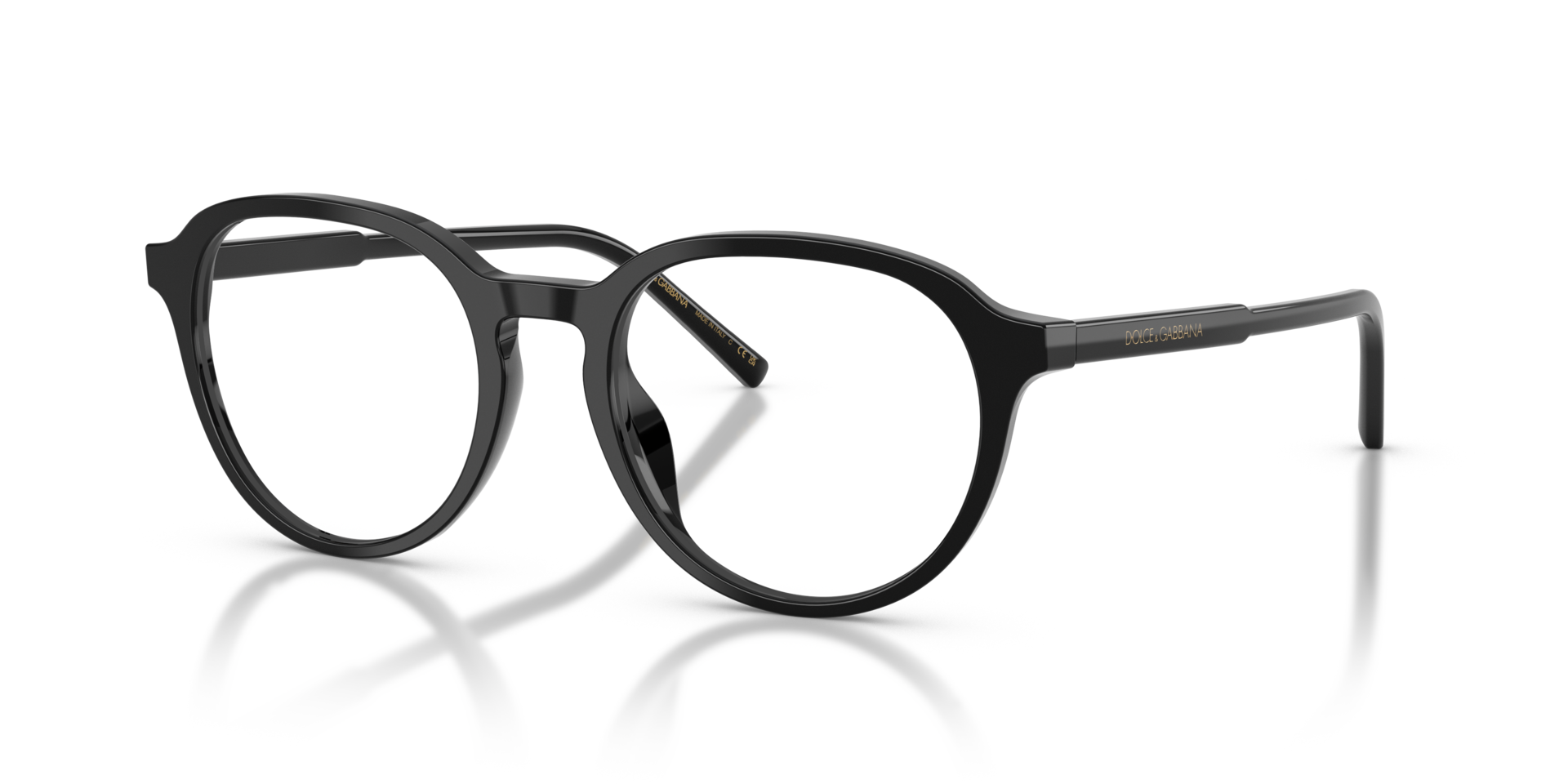 DG3444 Black AcetateEyeglass Frames for Glasses Direct, Angle View