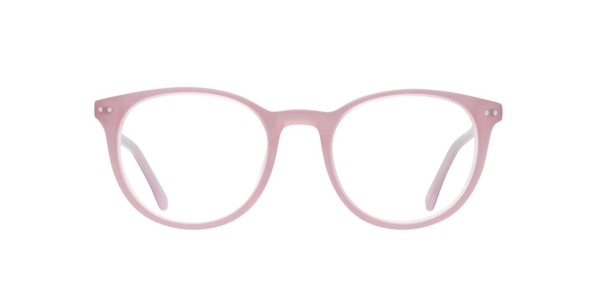 Dallas Shiny Milky Nude AcetateEyeglass Frames for Glasses Direct, Front View