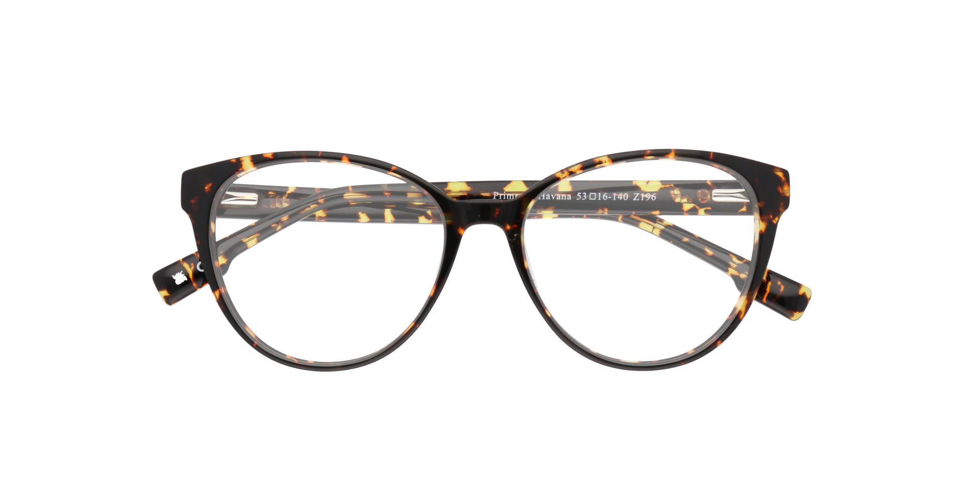 Primrose Havana AcetateSunglass Frames for Glasses Direct, Closed View